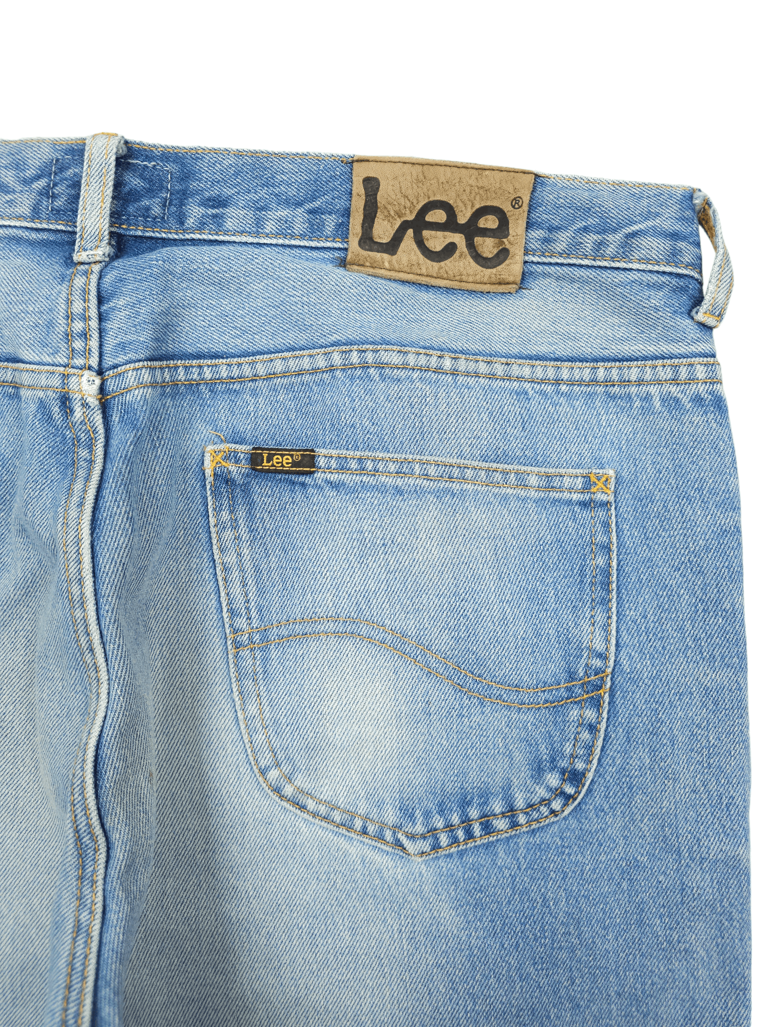 Japanese Brand × Lee × Vintage 💎 Size 36/32 Vintage 90's Lee Baggy Jeans Chicago Washed Size US 36 / EU 52 - 6 Thumbnail