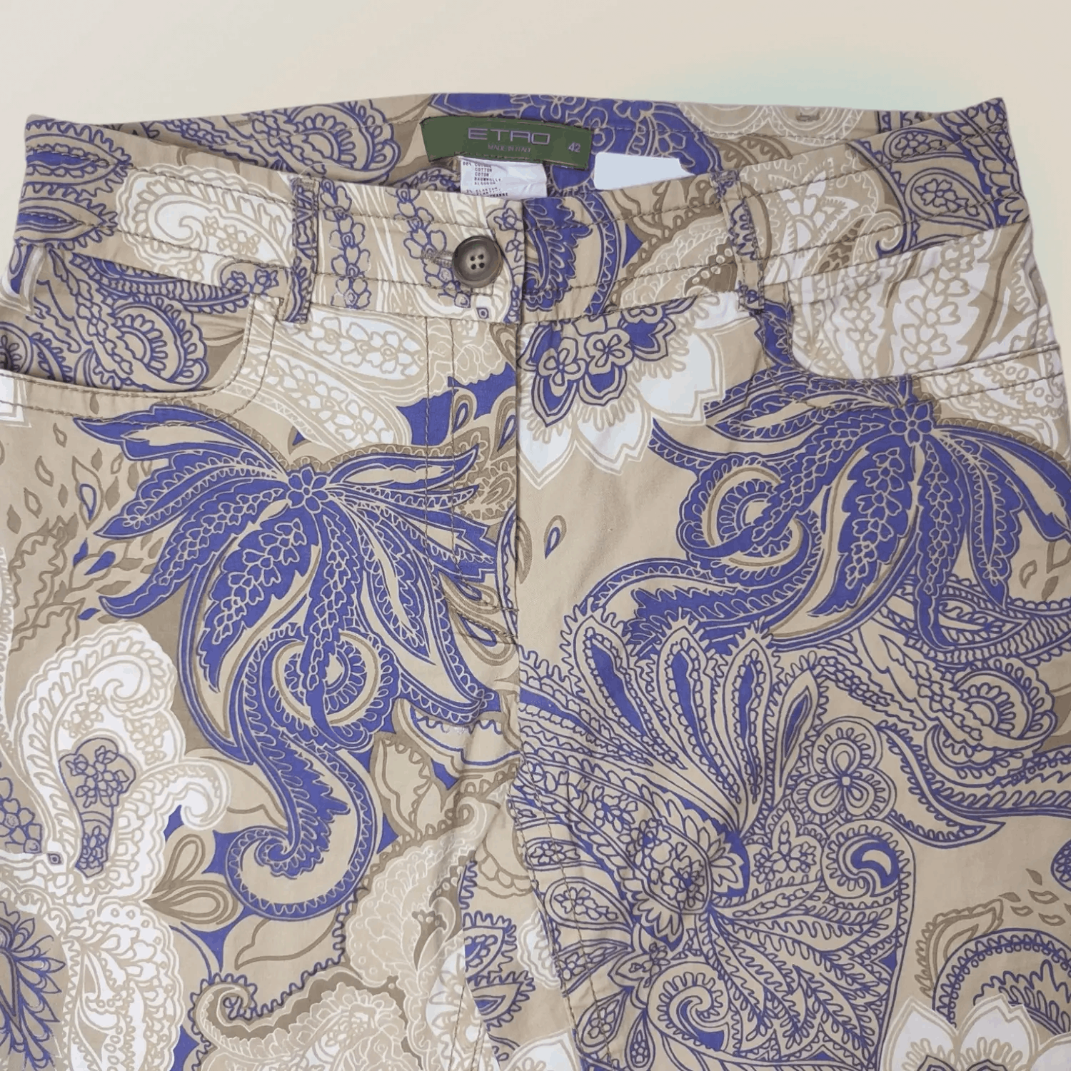 Etro Etro Paisley Trousers Pants Size 28" / US 6 / IT 42 - 2 Thumbnail