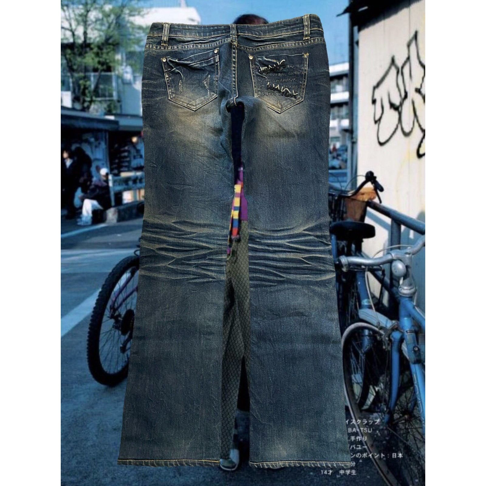 Hysteric Glamour × Japanese Brand × Vintage Vintage Japanese Brand Faded Wash Low-rise Denim Jeans Blue Size 30" / US 8 / IT 44 - 2 Thumbnail