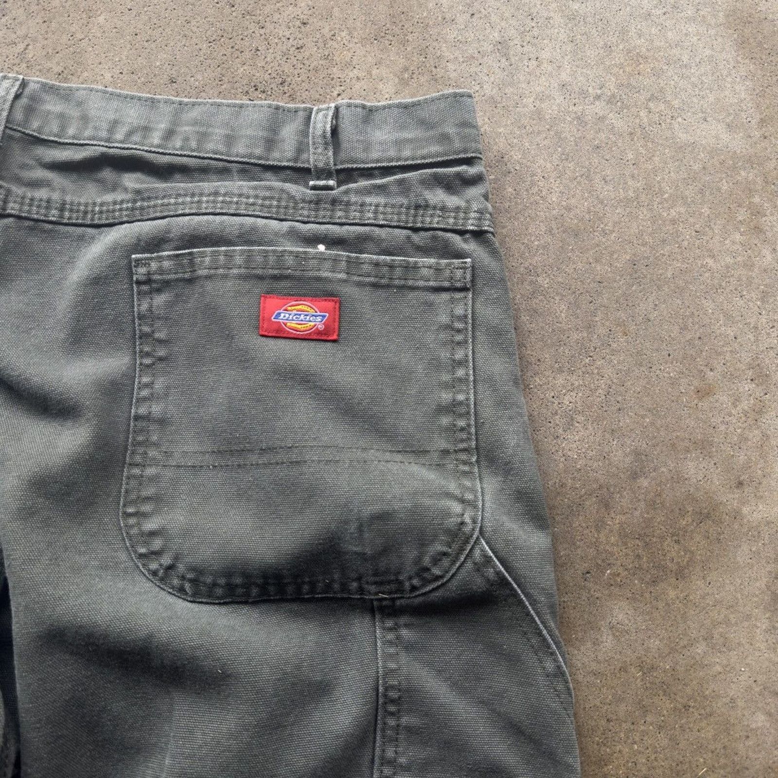 Dickies Vintage Dickies Baggy Green Canvas Carpenter Pants 42x30 Size US 42 / EU 58 - 8 Thumbnail