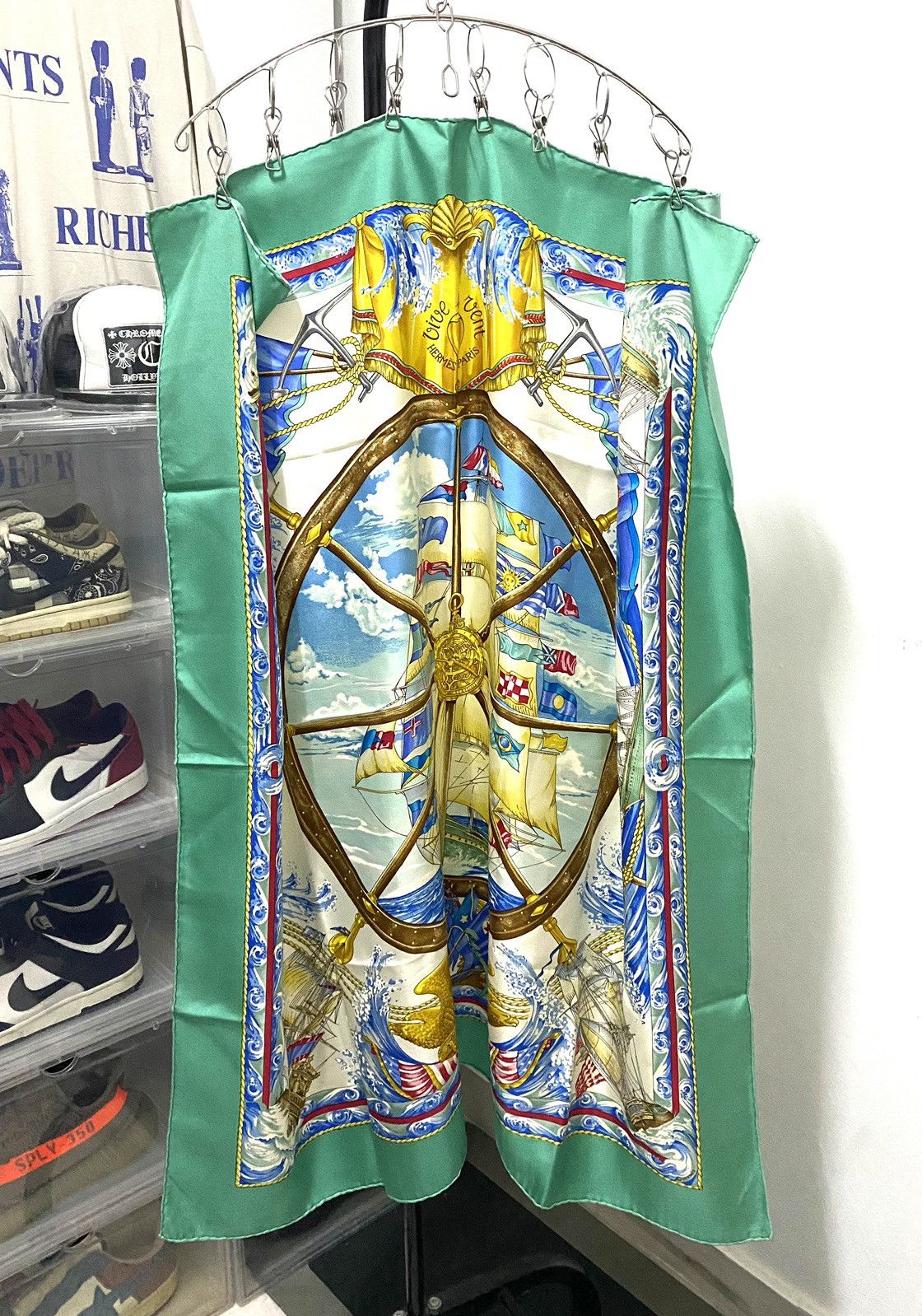 Hermes Hermes vive le vent silk scarf Size ONE SIZE - 1 Thumbnail