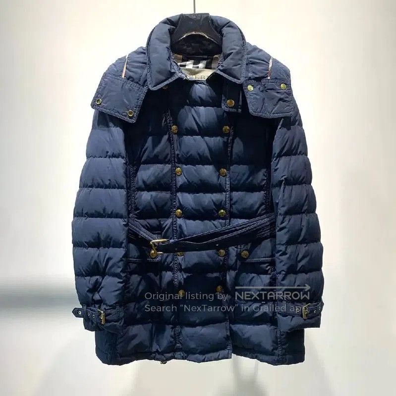 Burberry Burberry Women's Blue Down Jacket. Size M / US 6-8 / IT 42-44 - 1 Thumbnail