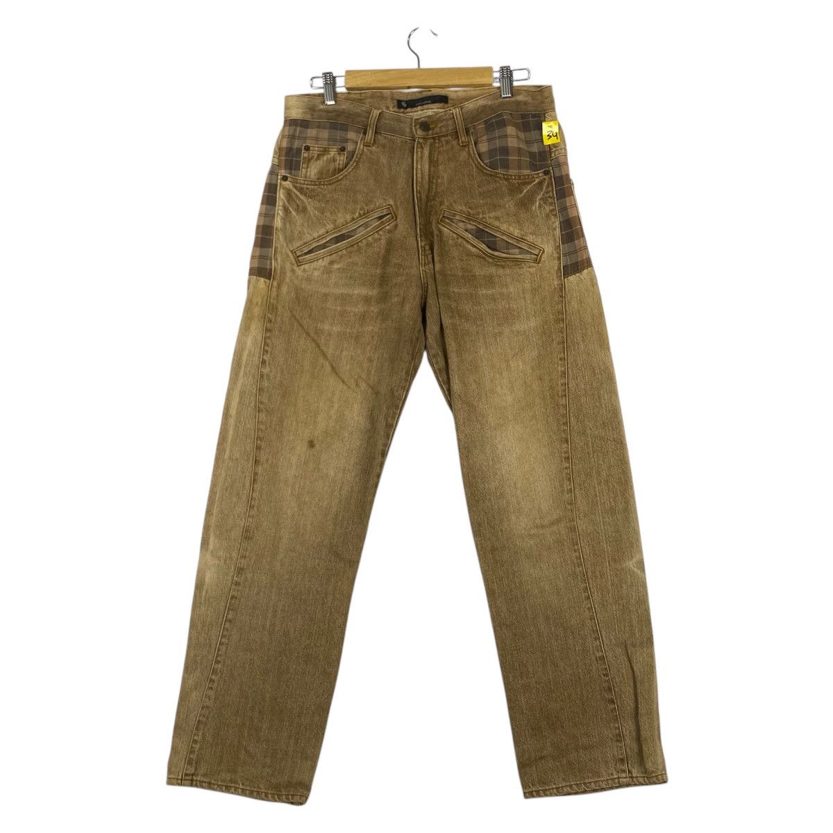 Designer × Vintage Vintage Distressed Denim × Japanese Brand The East Twenty Size US 33 - 1 Thumbnail