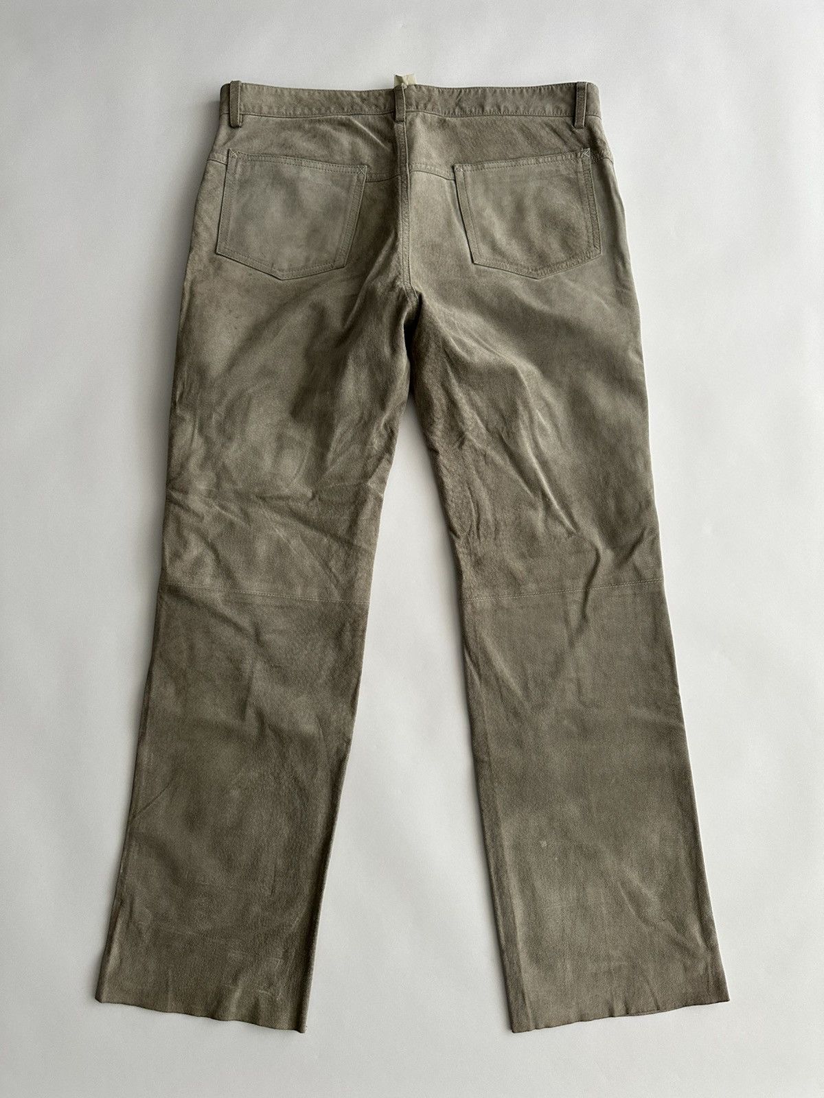 Dolce & Gabbana Dolce Gabbana 2000’s Pig Skin Leather Pants Size US 34 / EU 50 - 5 Thumbnail