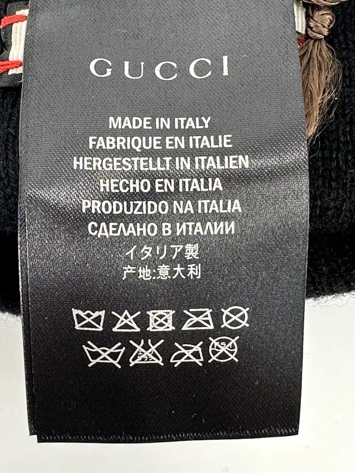 Gucci new Gucci Gloves Size-9-M nen's leather Size ONE SIZE - 9 Thumbnail