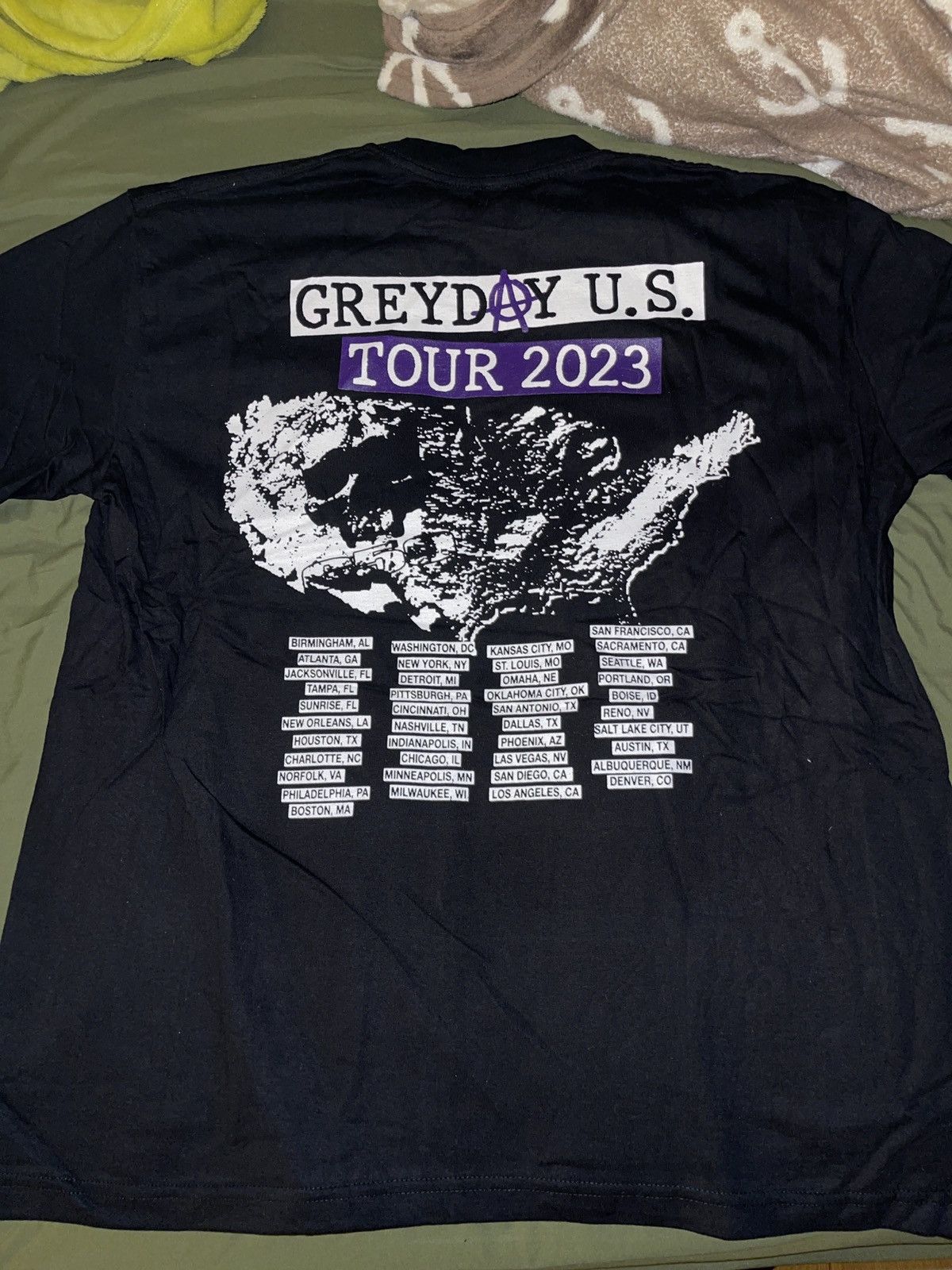 G59 Records Greyday 2023 tour shirt Size US XL / EU 56 / 4 - 3 Thumbnail