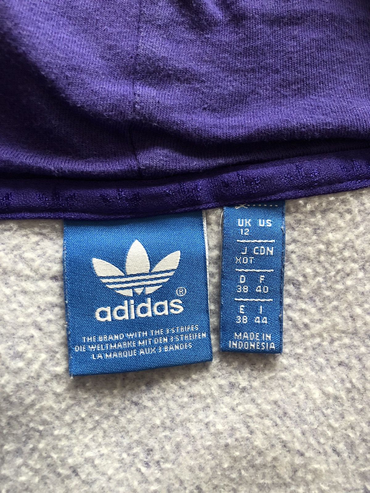 Adidas ADIDAS VINTAGE RETRO ZIP SWEATSHIRT Size US L / EU 52-54 / 3 - 4 Thumbnail