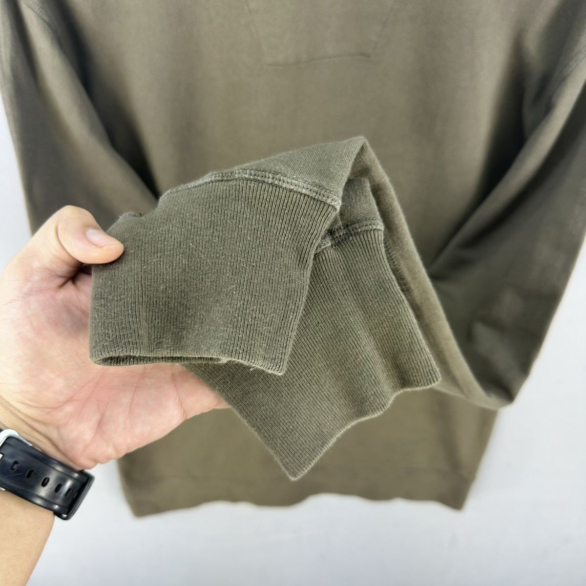 C.P. Company Vintage C.P Company Leather Collar L/S Shirt Size US M / EU 48-50 / 2 - 3 Thumbnail