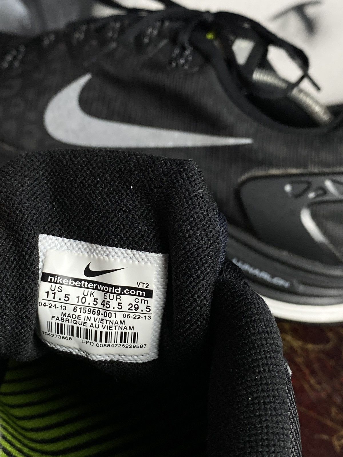 Nike Nike Lunarglide 5 Running Reflective Sneakers Shoes Size US 11.5 EUR 45.5 Size US 11.5 / EU 44-45 - 15 Thumbnail