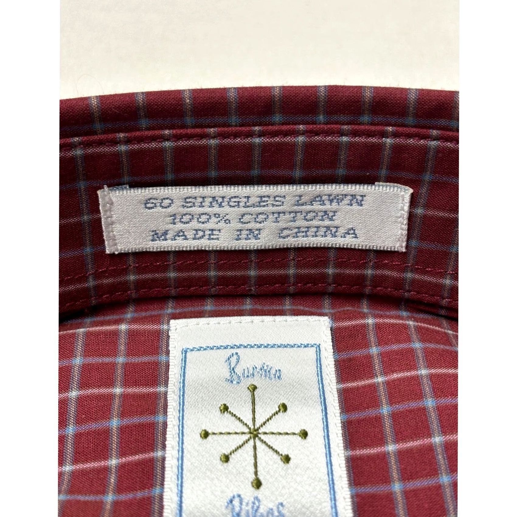 Vintage Nwt Burma Bibas Mens Button-Down Shirt Long Sleeve Checkered Cotton M Red Size US M / EU 48-50 / 2 - 6 Thumbnail