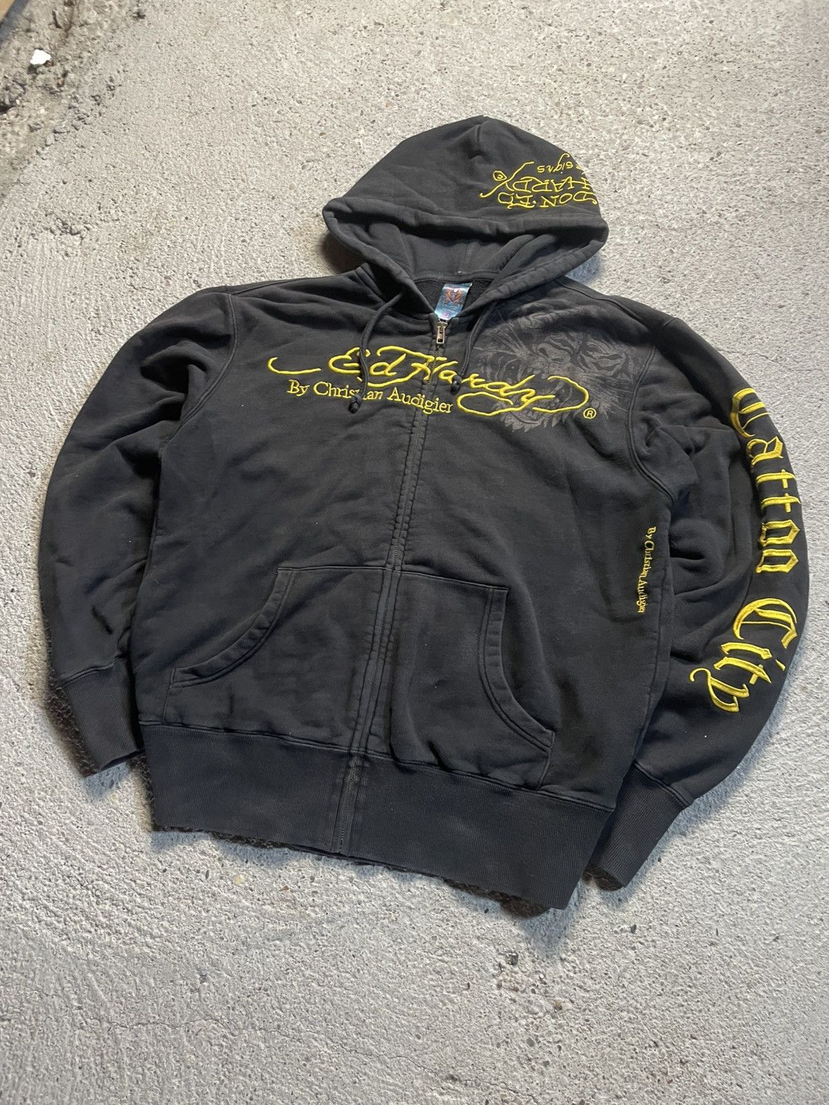 Ed Hardy Vintage Ed Hardy by Christian Audigier hoodie Size US XL / EU 56 / 4 - 2 Thumbnail