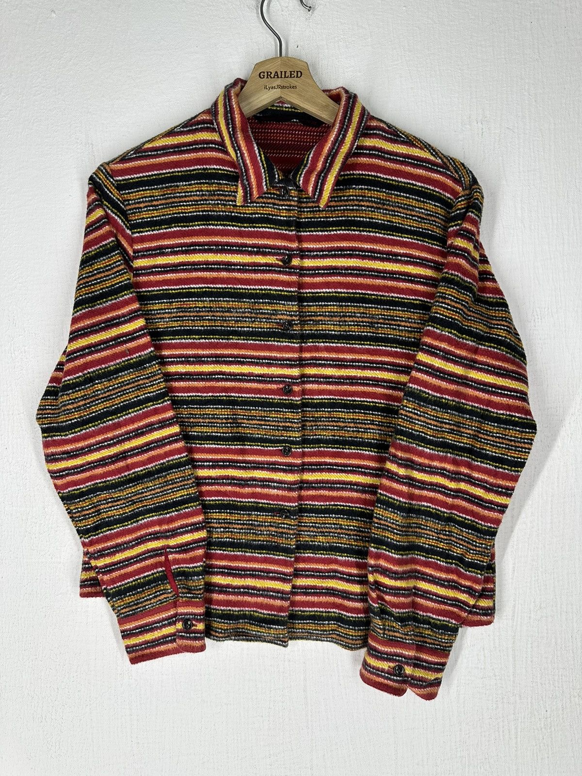 Issey Miyake × Japanese Brand × Mademoiselle Non Non Vintage Mademoiselle Non Non Rainbow Jakcet Size US M / EU 48-50 / 2 - 2 Thumbnail