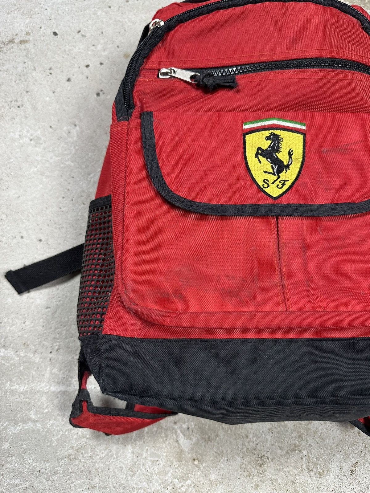 Ferrari Vintage Y2K Ferrari Red Back Pack Bag Size ONE SIZE - 3 Thumbnail