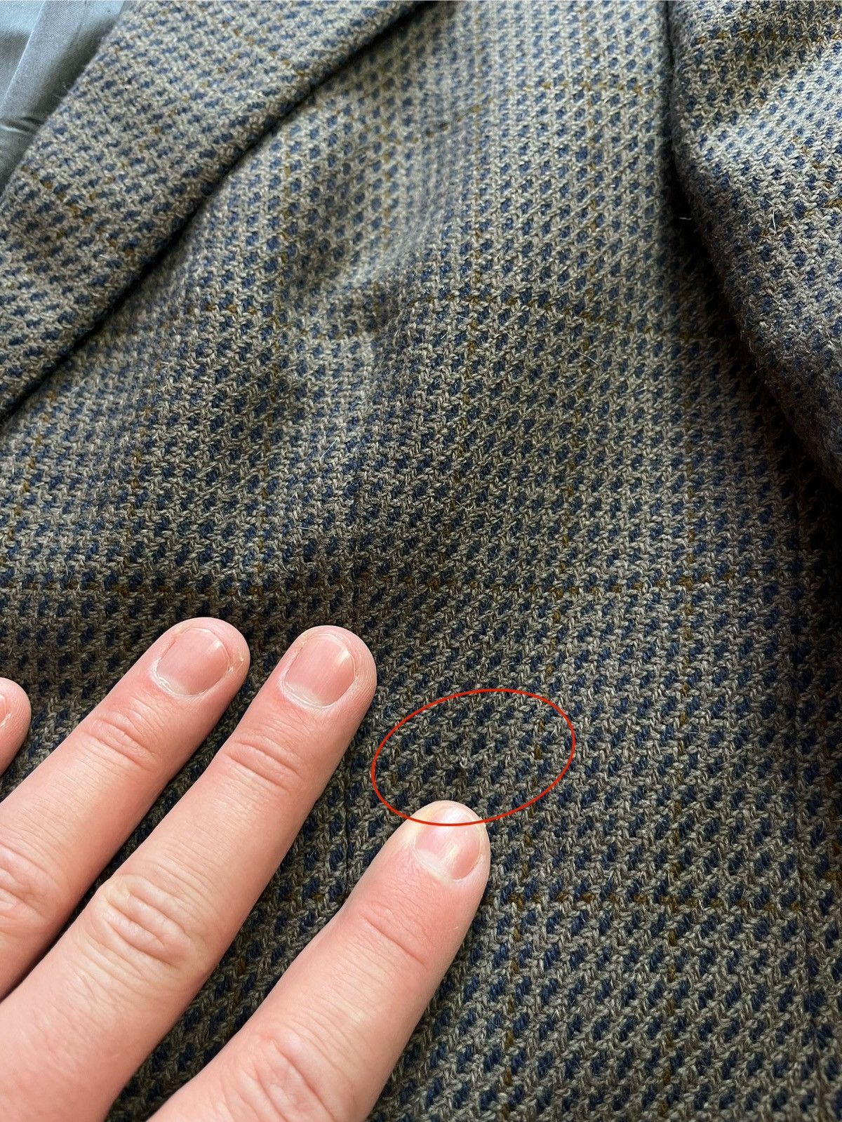 Belvest × Vintage Belvest Italy men’s blazer jacket wool checkered vintage 90s Size 34R - 4 Thumbnail