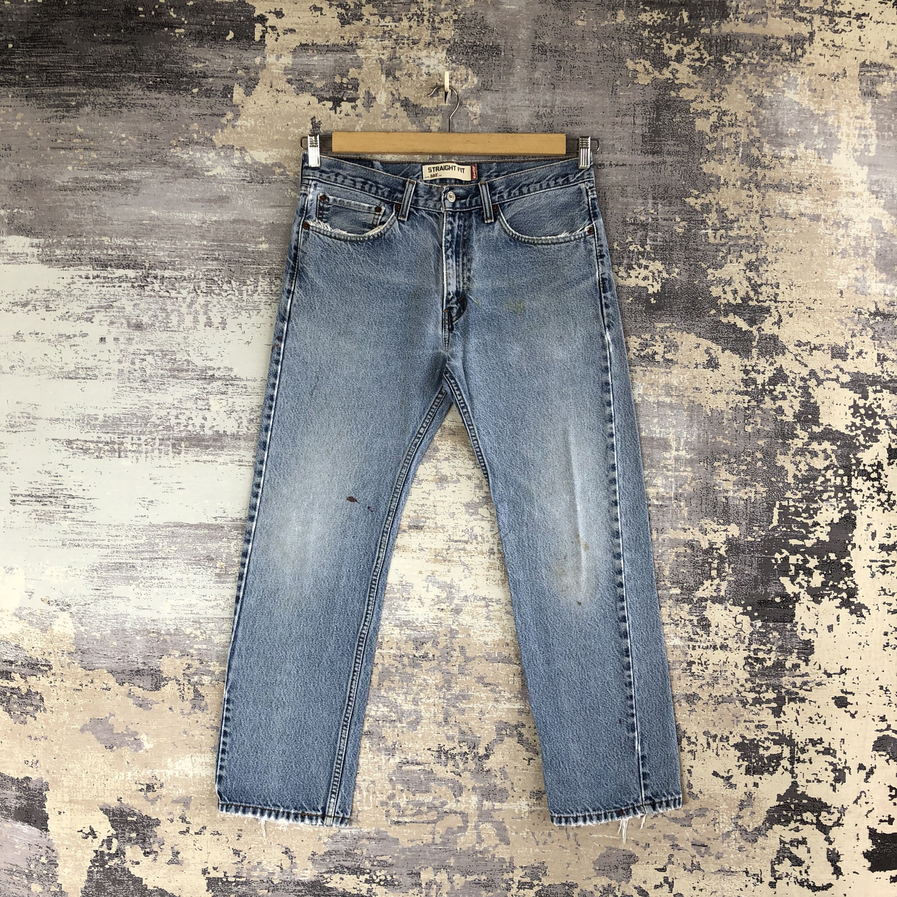 Levi's Vintage Y2K Levis 505 Stone Wash Jeans Levi's Faded Denim Size US 34 / EU 50 - 1 Thumbnail