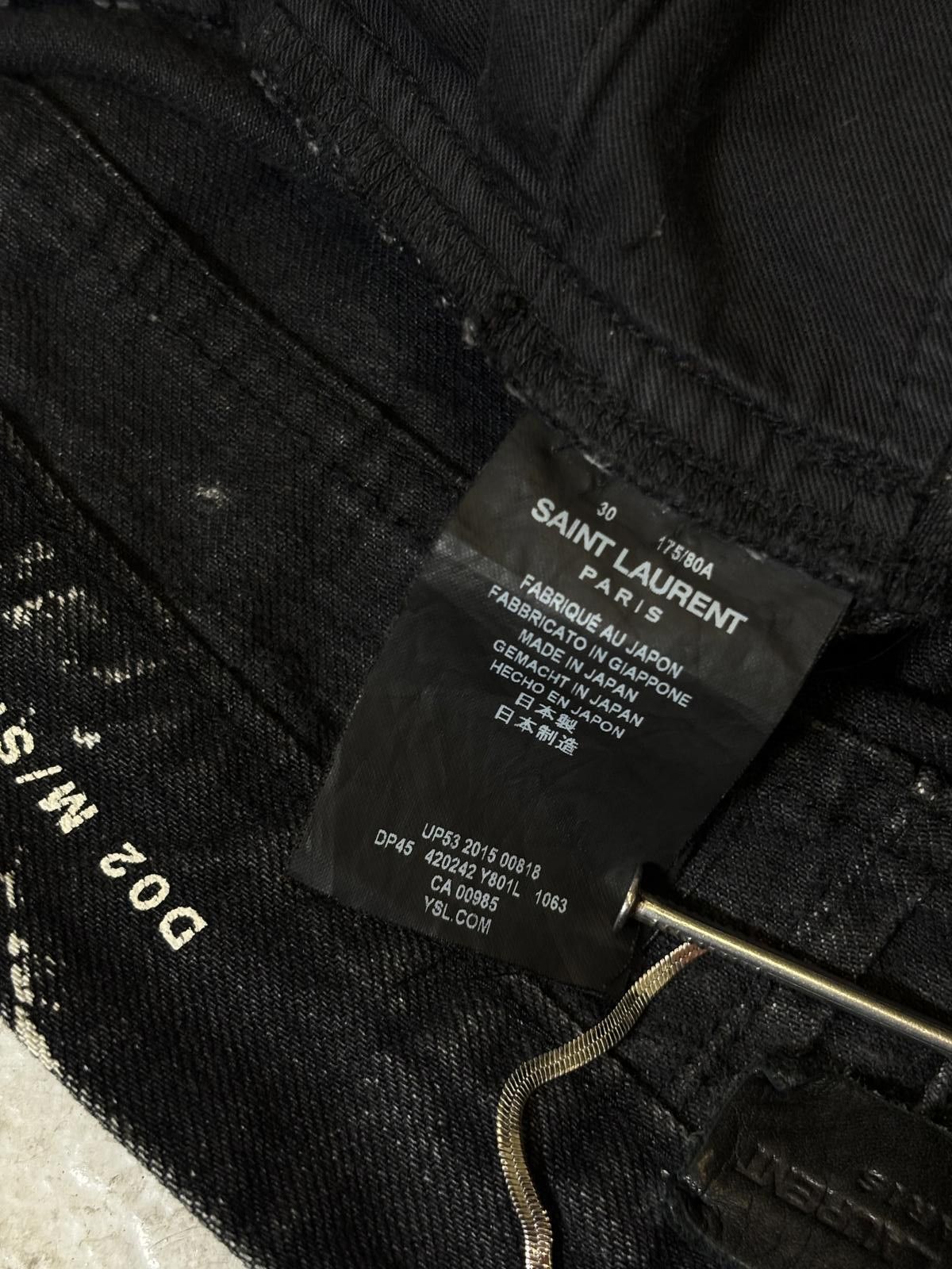 Saint Laurent Paris Saint Laurent Distressed D02 Jeans Size US 30 / EU 46 - 7 Thumbnail