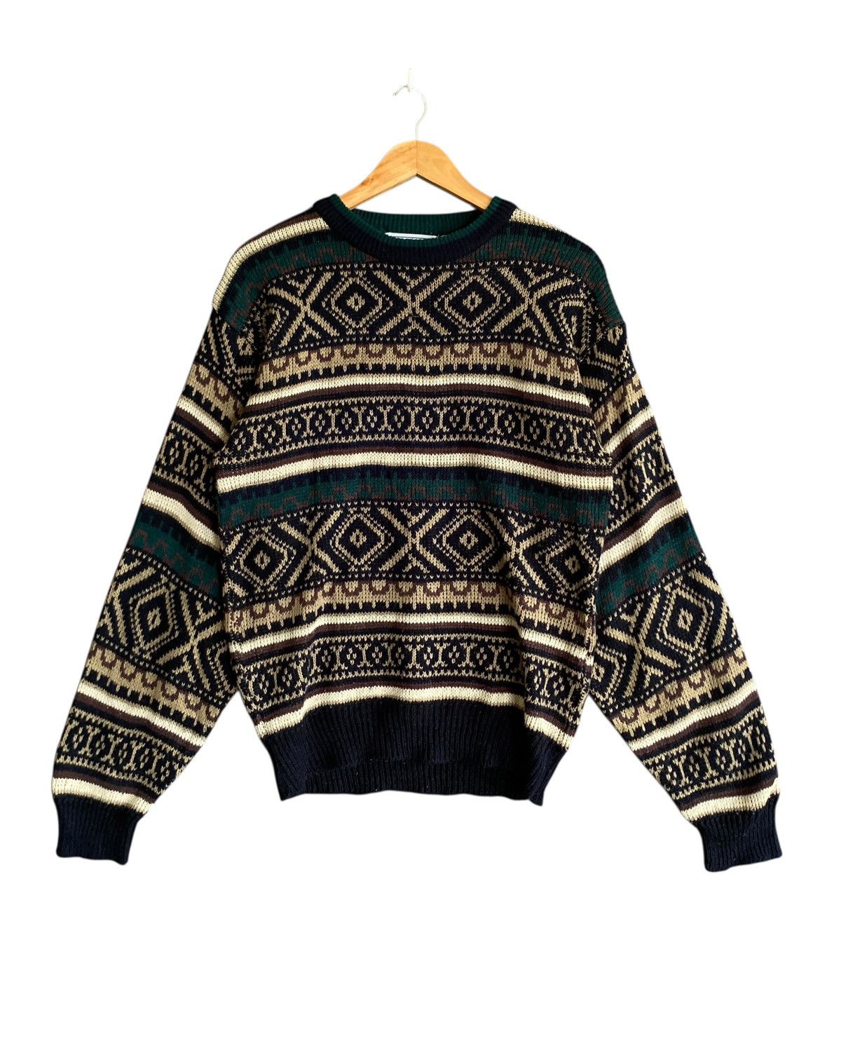 Vintage Vintage Brand Trend Basics Navajo Wool Knitwear 1990s Size US M / EU 48-50 / 2 - 1 Thumbnail
