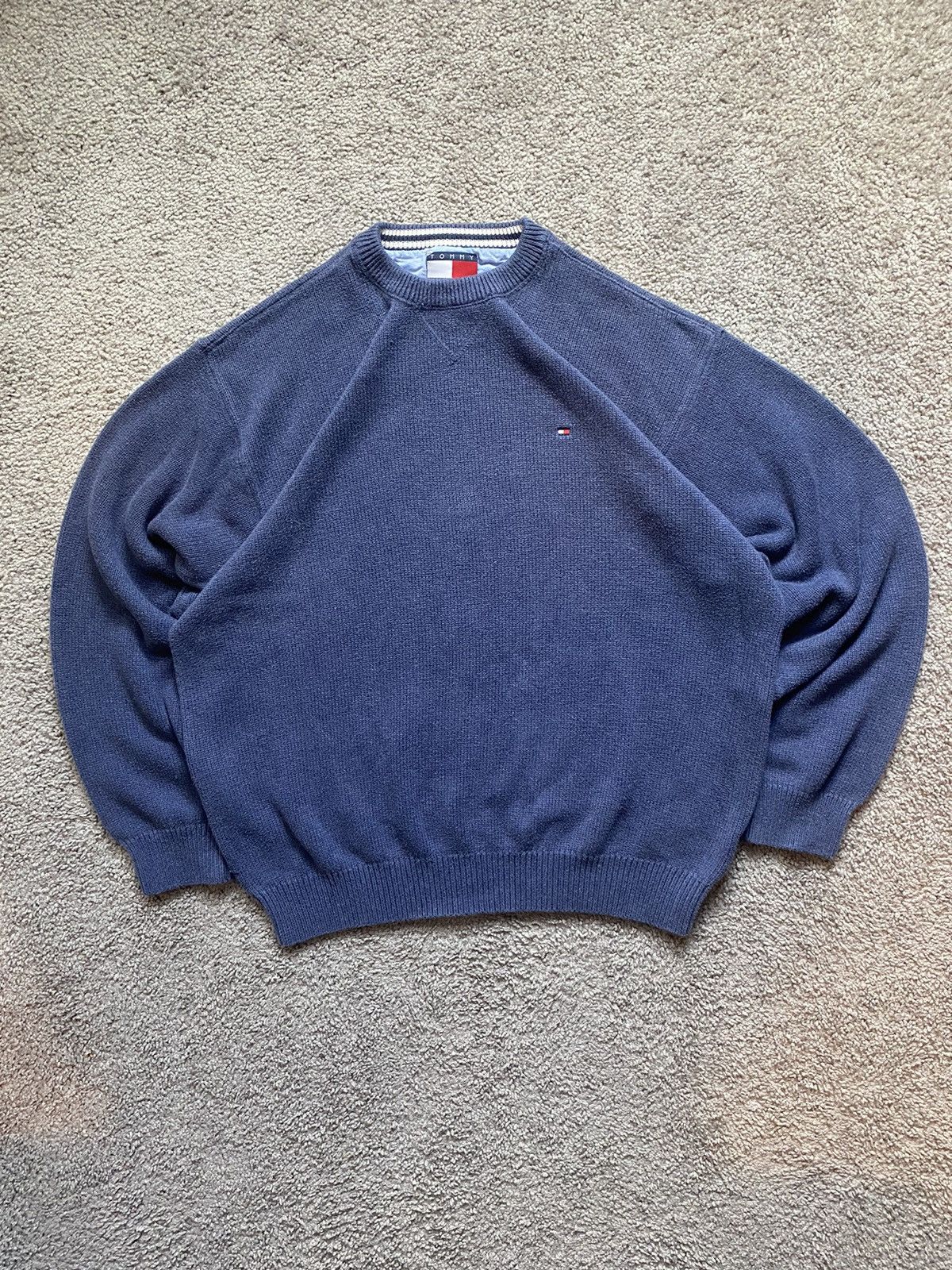 Tommy Hilfiger × Vintage Vintage Tommy Hilfiger Sweater Size US XL / EU 56 / 4 - 1 Thumbnail
