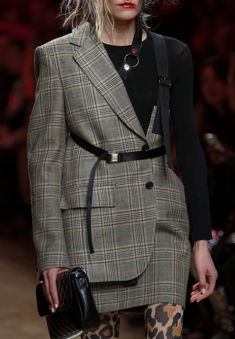 Junya Watanabe Junya Watanabe Plaid Overall Dress Size M / US 6-8 / IT 42-44 - 1 Thumbnail