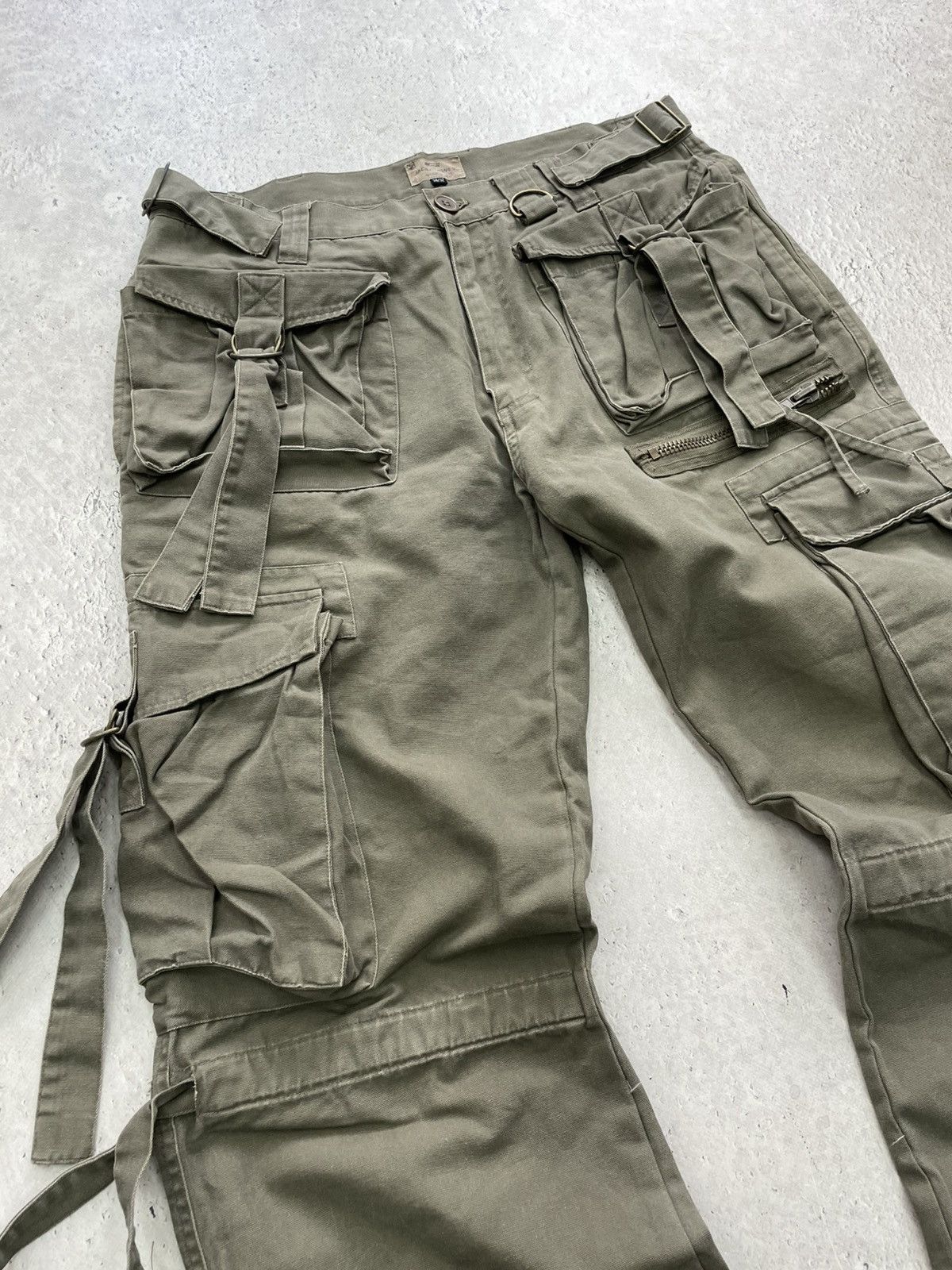 Jack & Jones Rare bondage Junya watanbe style cargo baggy pants y2k Size US 34 / EU 50 - 3 Thumbnail