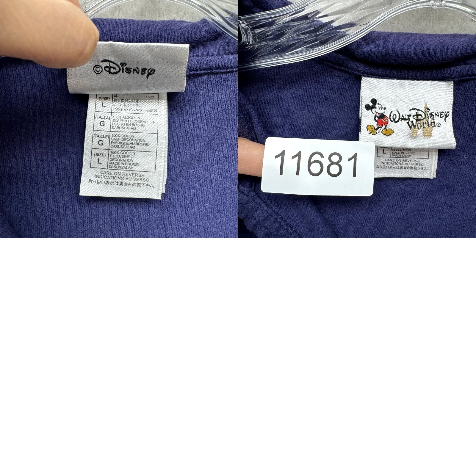 Disney VINTAGE Disney Tinker Bell Polo Shirt Womens L Blue Shirt 2000s Y2K Walt Disney World Preppy Size L / US 10 / IT 46 - 8 Thumbnail