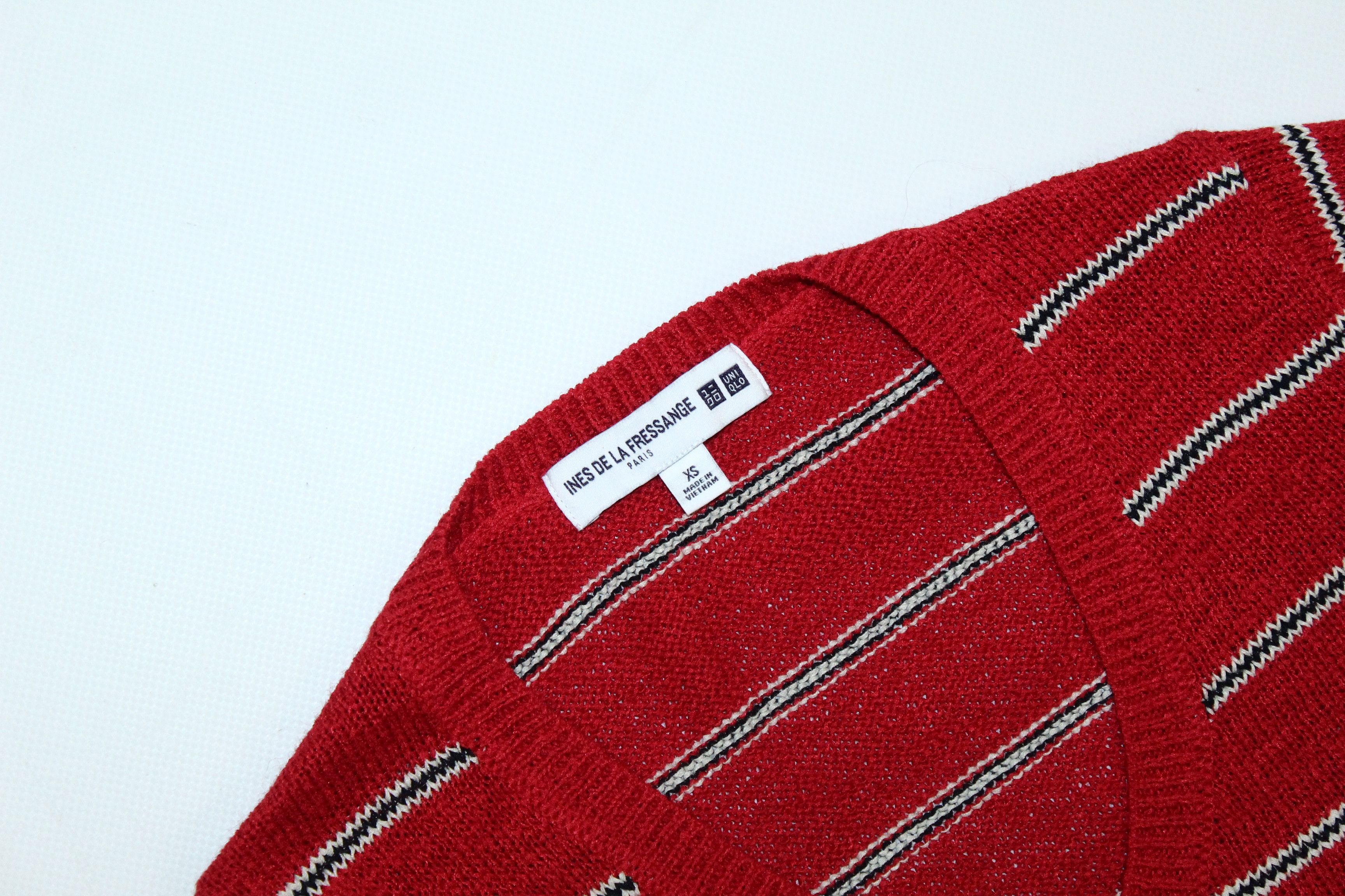 Lemaire × Uniqlo Uniqlo x Ines De La Fressange V-neck Ramie Crochet Jumper Size XS / US 0-2 / IT 36-38 - 5 Thumbnail