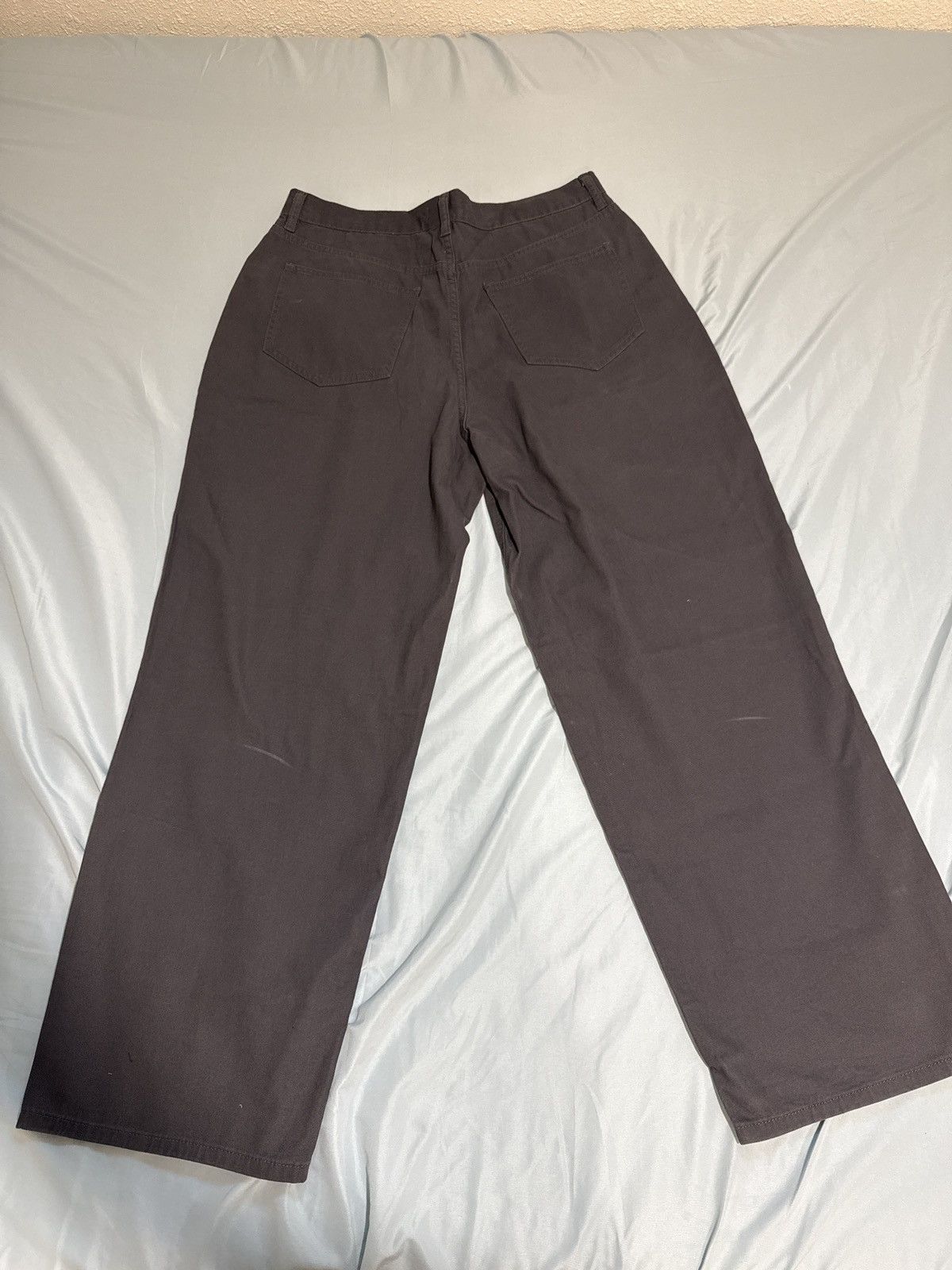 Oak + Fort TWILL WIDE LEG PANT Size US 34 / EU 50 - 2 Thumbnail