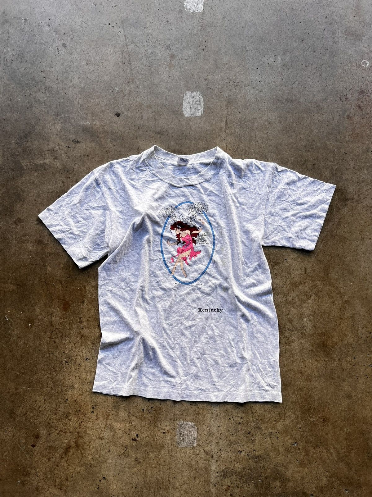 Other × Vintage *VINTAGE* KENTUCKY GIRL TEE Size US L / EU 52-54 / 3 - 1 Thumbnail