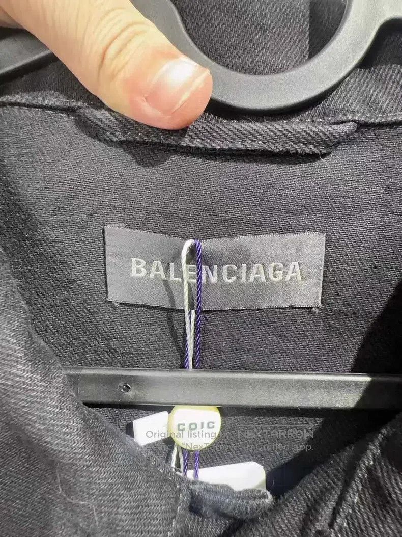 Balenciaga Balenciaga Crystal Jeans Jacket Size XS / US 0-2 / IT 36-38 - 4 Thumbnail