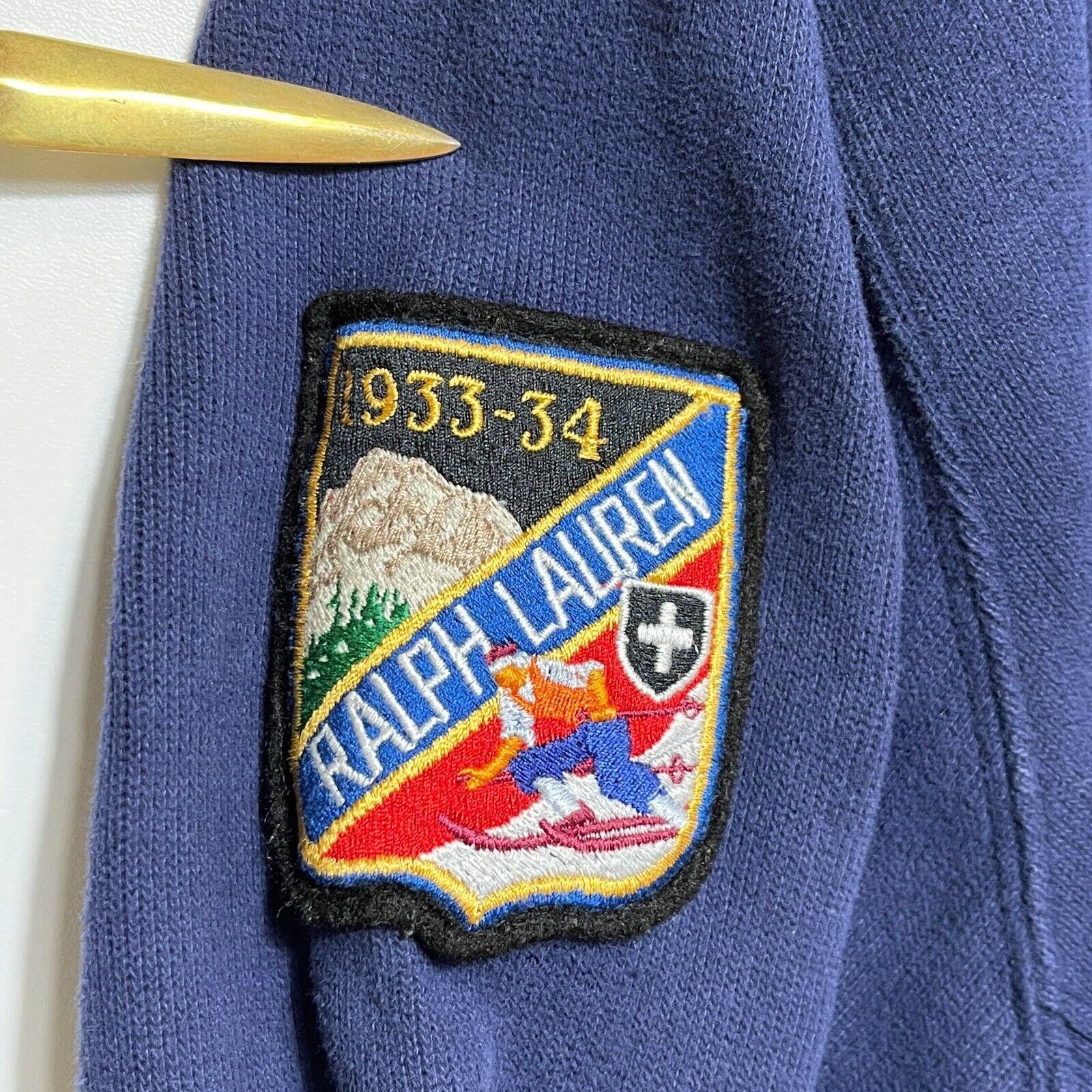 Polo Ralph Lauren × Vintage Vintage 90s Polo Ralph Lauren Quarter Zip Sweatshirt XL Size US 36 / EU 52 - 6 Thumbnail