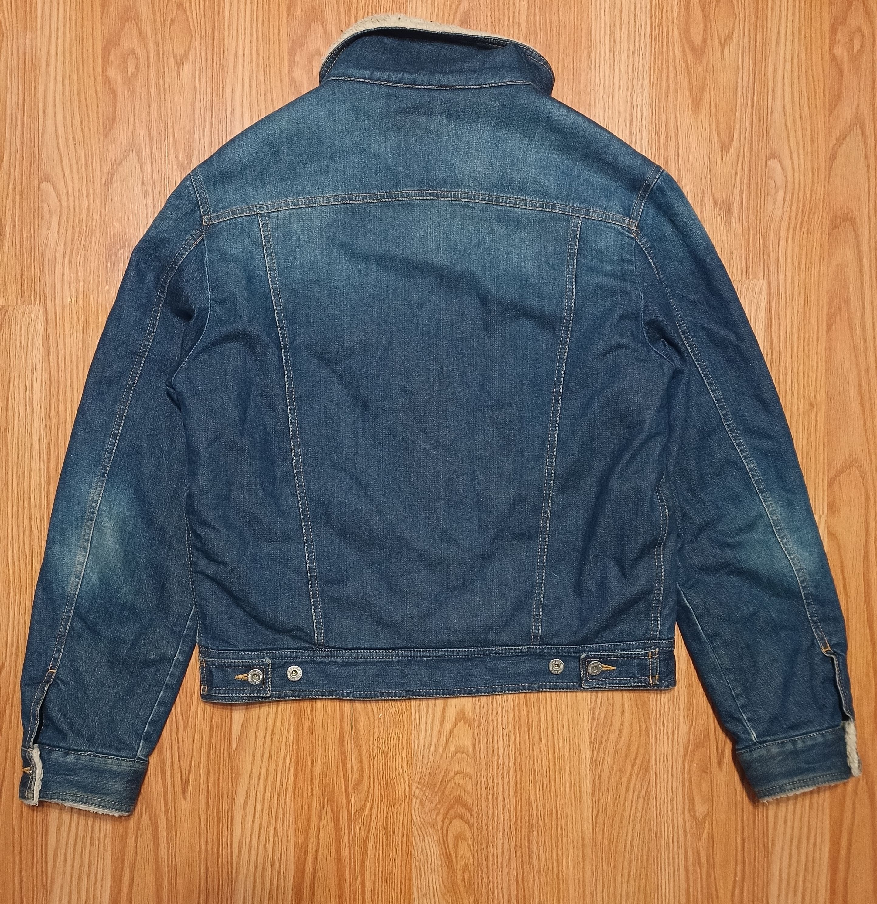 Moschino Moschino Denim Shearling Jacket Mens Size EU50 US34 Size US M / EU 48-50 / 2 - 6 Thumbnail
