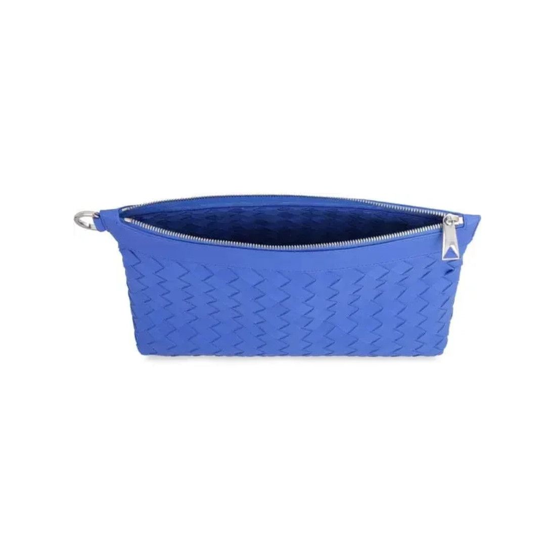 Bottega Veneta o1mle0125 Size: OS / Medium Zipped Pouch Cobalt in Blue Size ONE SIZE - 1 Thumbnail