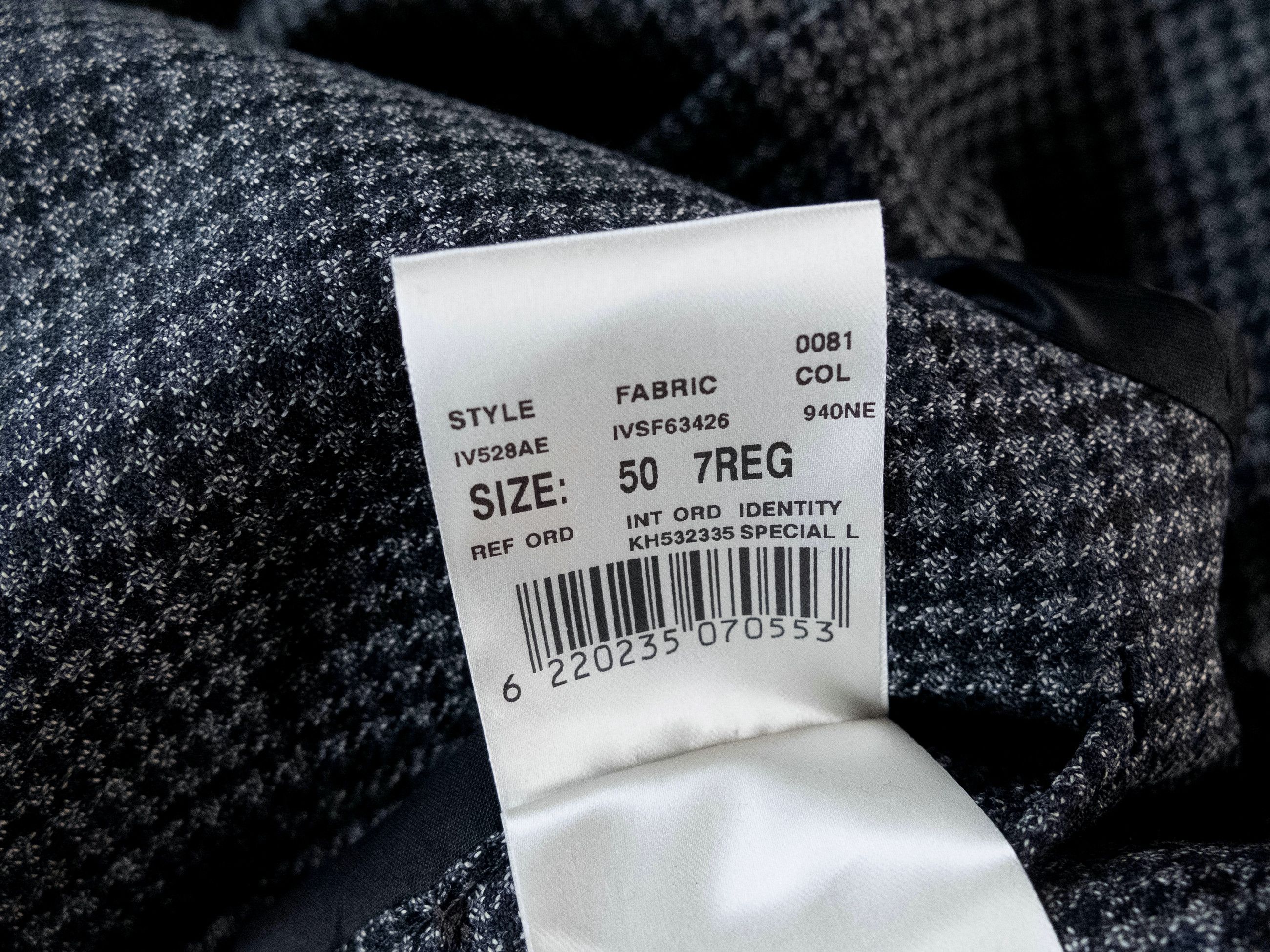 Lardini LARDINI gray houndstooth wool sportcoat jacket 40R Size 40R - 8 Thumbnail