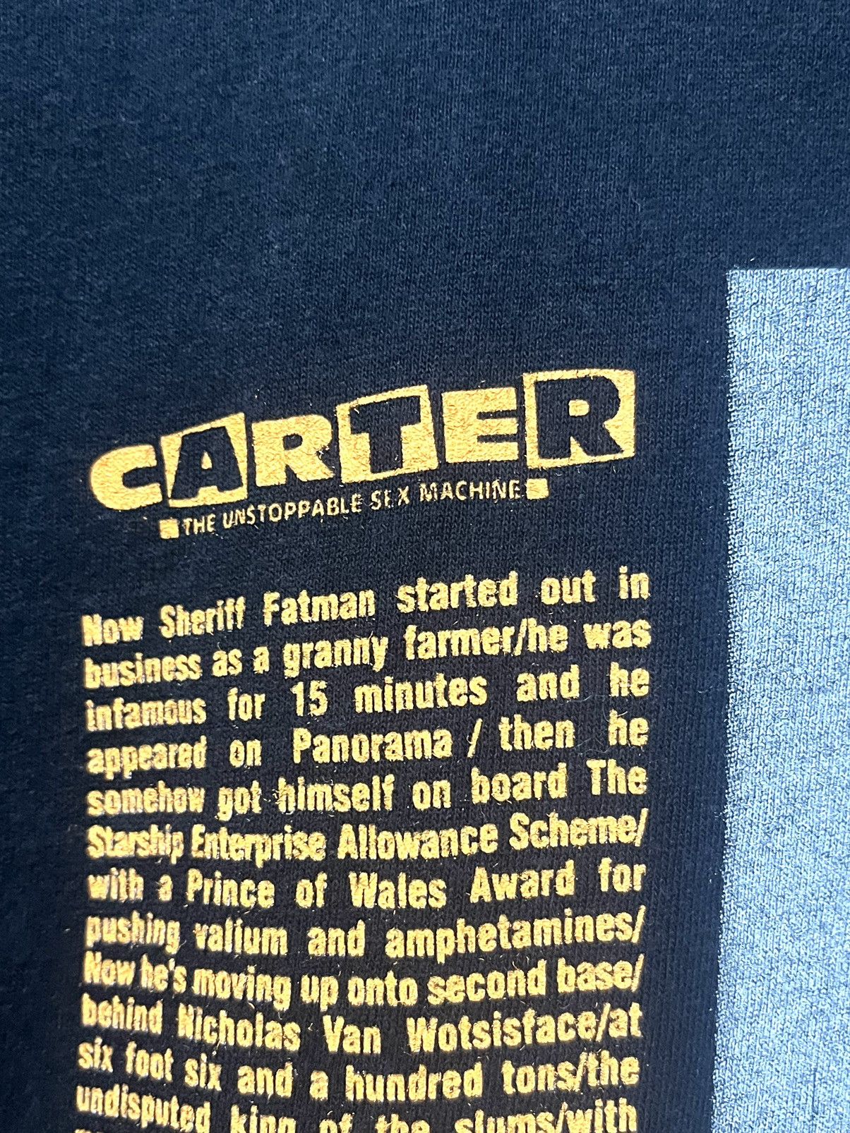 Band Tees × Vintage Vintage 90’s Carter Britpop Band Tee Size US L / EU 52-54 / 3 - 3 Thumbnail