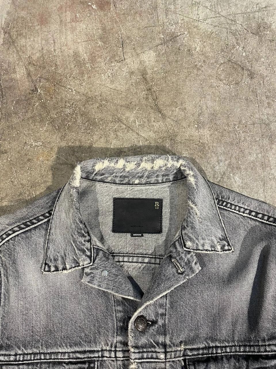 R13 R13 Double Shredded denim jacket Size US M / EU 48-50 / 2 - 4 Thumbnail