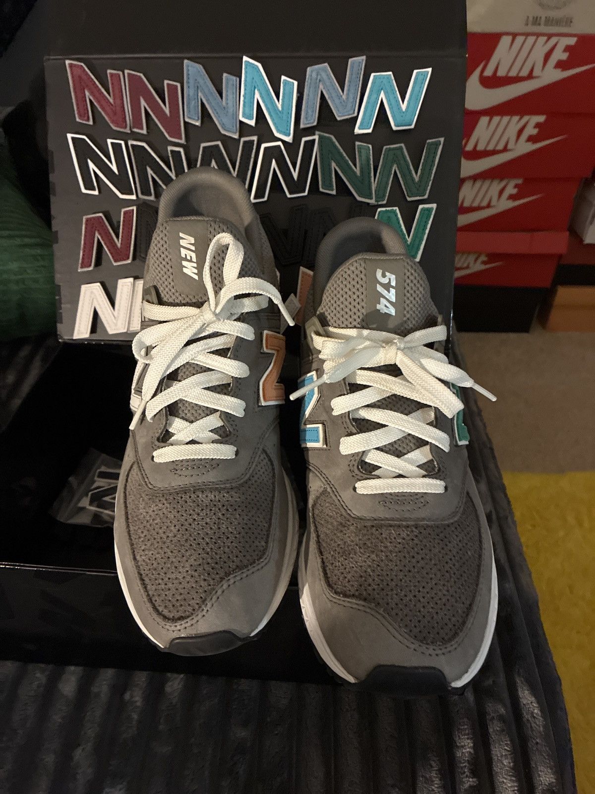 Dover Street Market × New Balance × Ronnie Fieg New Balance 574 Sport Ronnie Fieg X Dover Street Market Size US 10.5 / EU 43-44 - 5 Thumbnail