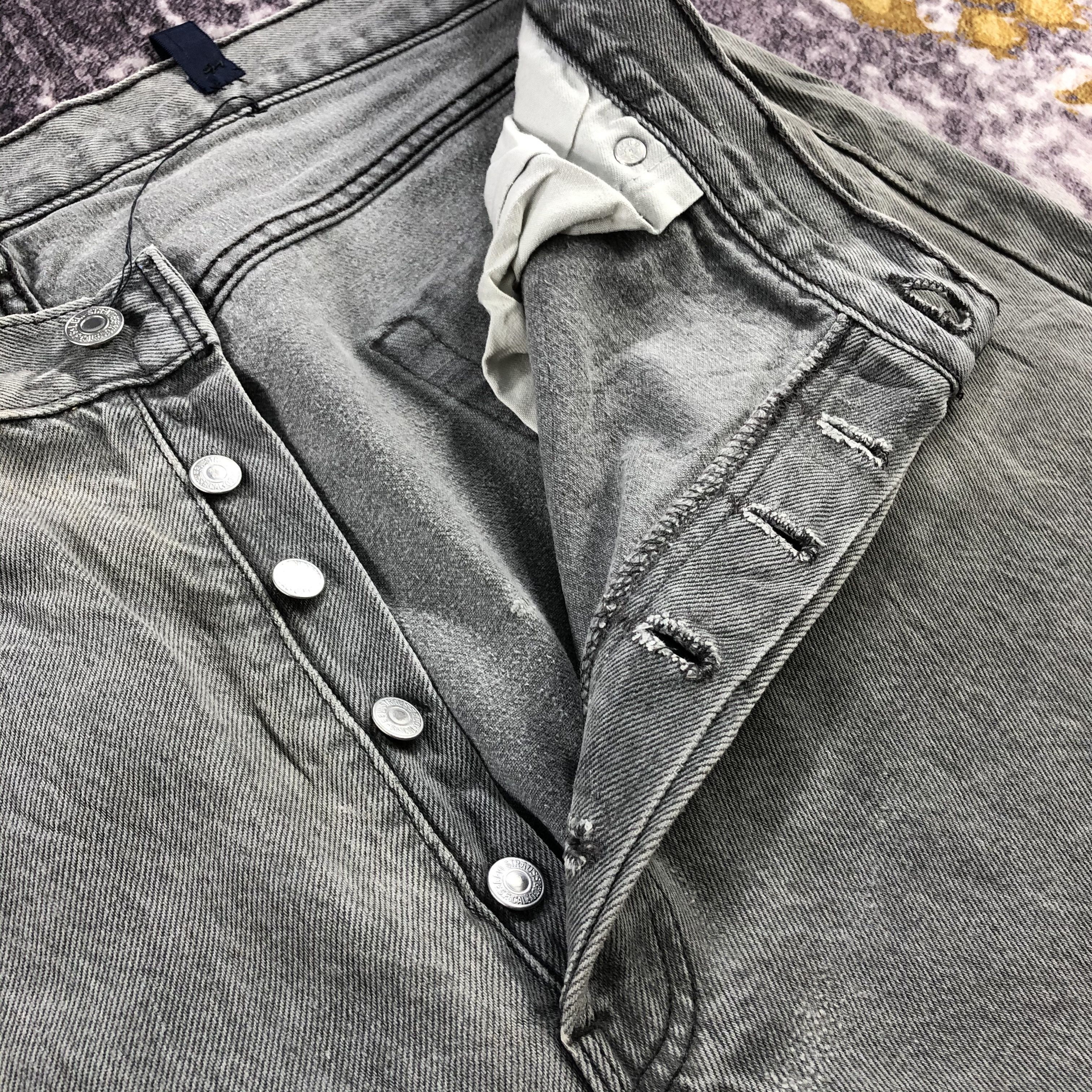 Levi's × Vintage 90s Vintage Ash Grey Levis 501 Jeans-JM2642 Size US 38 / EU 54 - 15 Thumbnail
