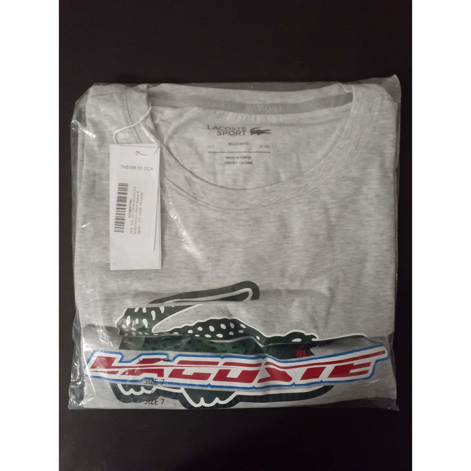 Lacoste Lacoste Men's Short Sleeve Regular Fit Sport T-Shirt 2XL Size US XXL / EU 58 / 5 - 3 Thumbnail