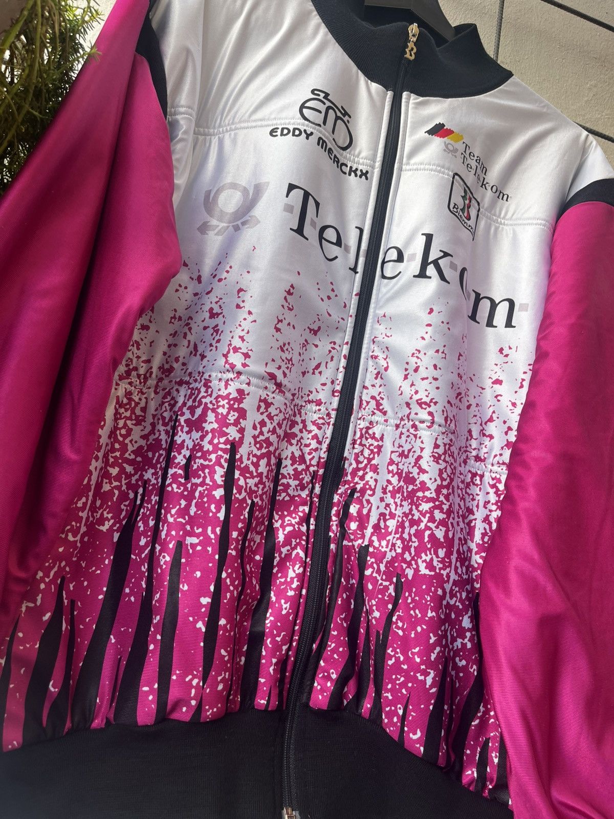 Other Biemme x Team Telekom Vintage Fleece Bomber Jacket Size US XXL / EU 58 / 5 - 5 Thumbnail