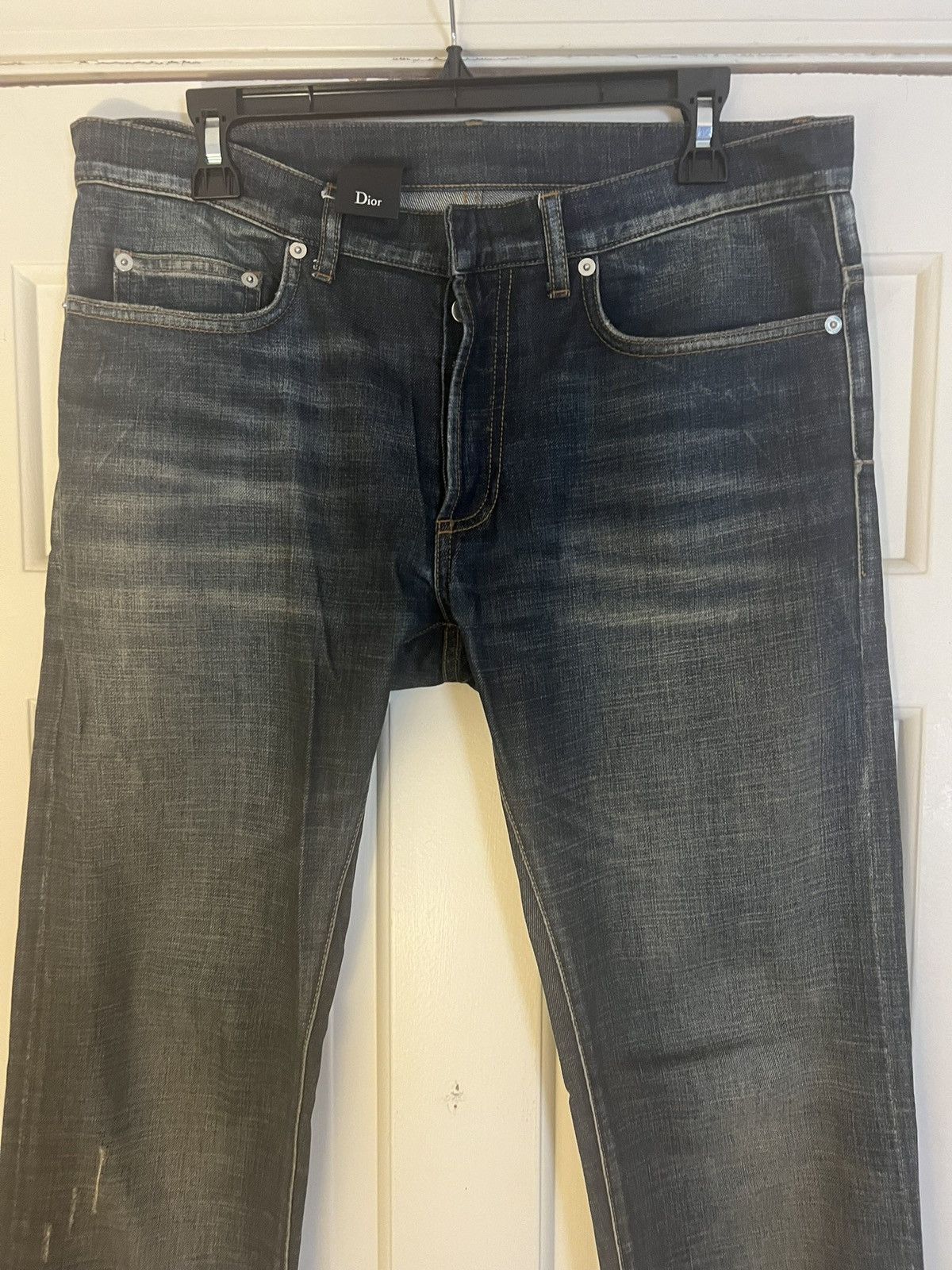 DIOR HOMME ダメージ デニム 32 Hedi DIOR HOMME Blue Denim Jeans Skinny Slim 31 32 33 Hedi