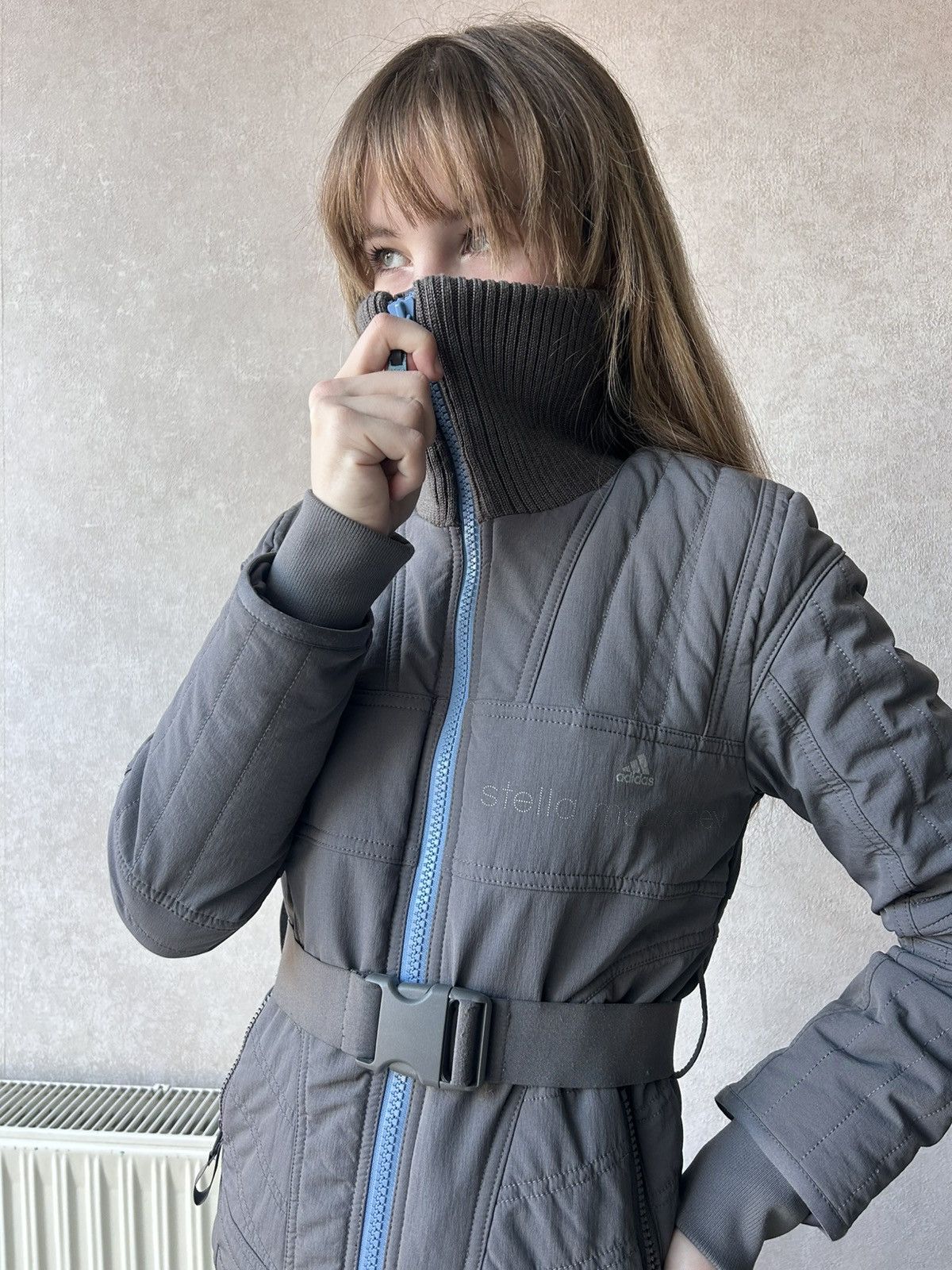 Adidas × Stella McCartney Y2K Adidas Stella McCartney Cropped Ski Puffer Jacket Size XS / US 0-2 / IT 36-38 - 3 Thumbnail
