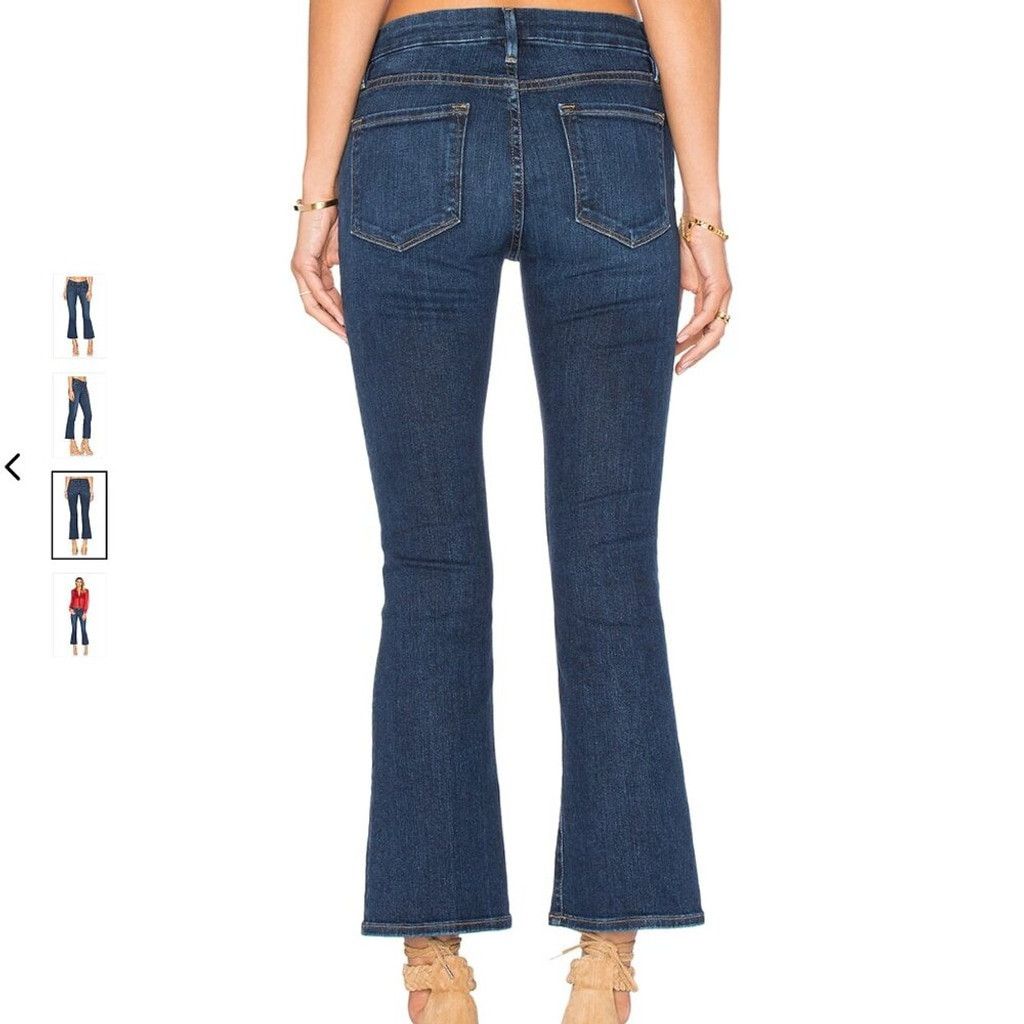Frame FRAME Le Crop Mini Boot Cropped Boot cut Flared Remsen Size 25" / US 0 / IT 36 - 2 Thumbnail