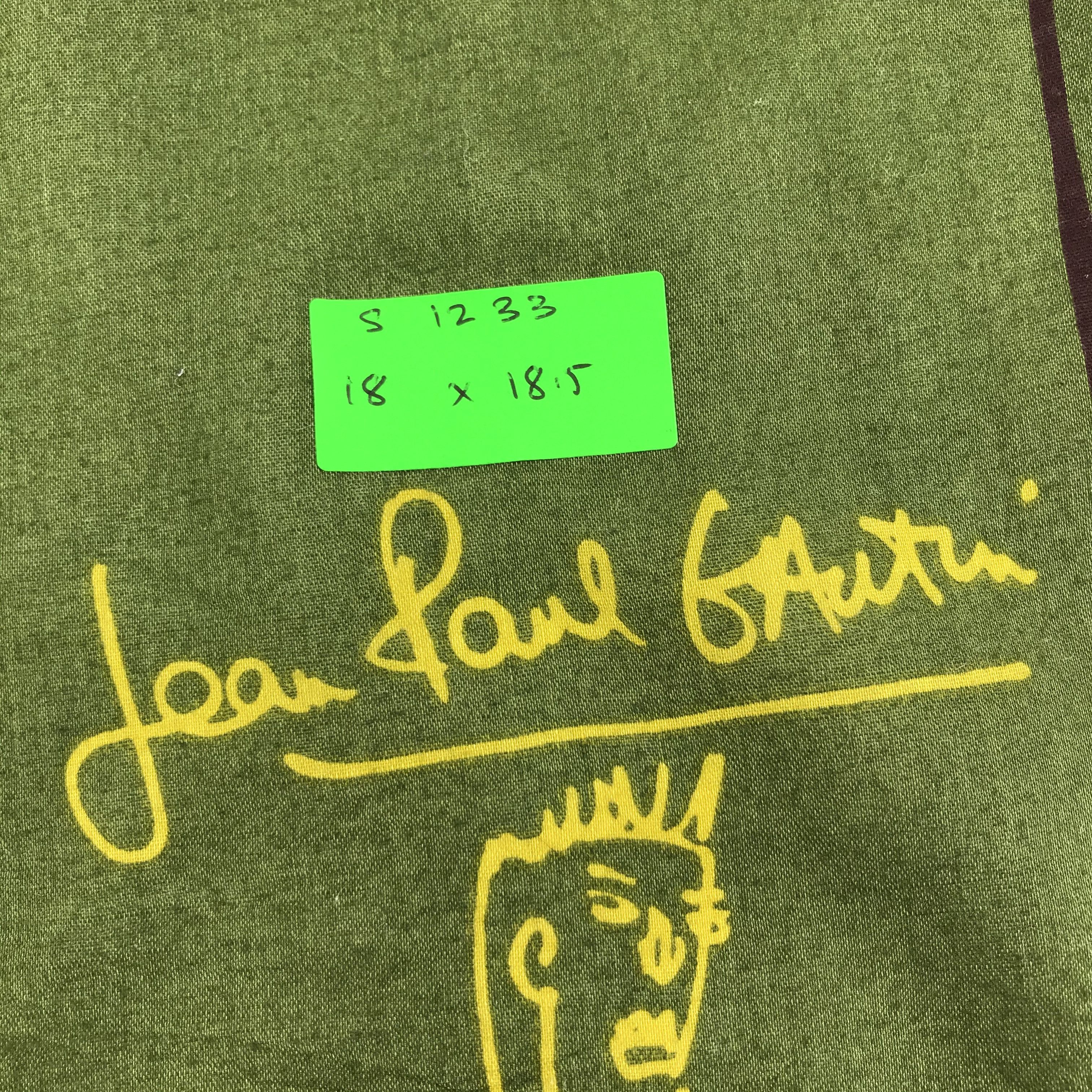 Jean Paul Gaultier × Vintage Jean Paul Gaultier Bandana / Handkerchief/Neckerchief -S1233 Size ONE SIZE - 5 Thumbnail