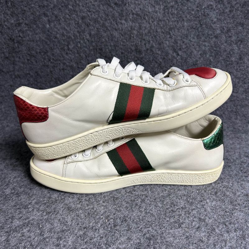 Gucci Gucci Ace White Fashion Sneakers for Women - Size US 6.5 / IT 36.5 - 7 Thumbnail