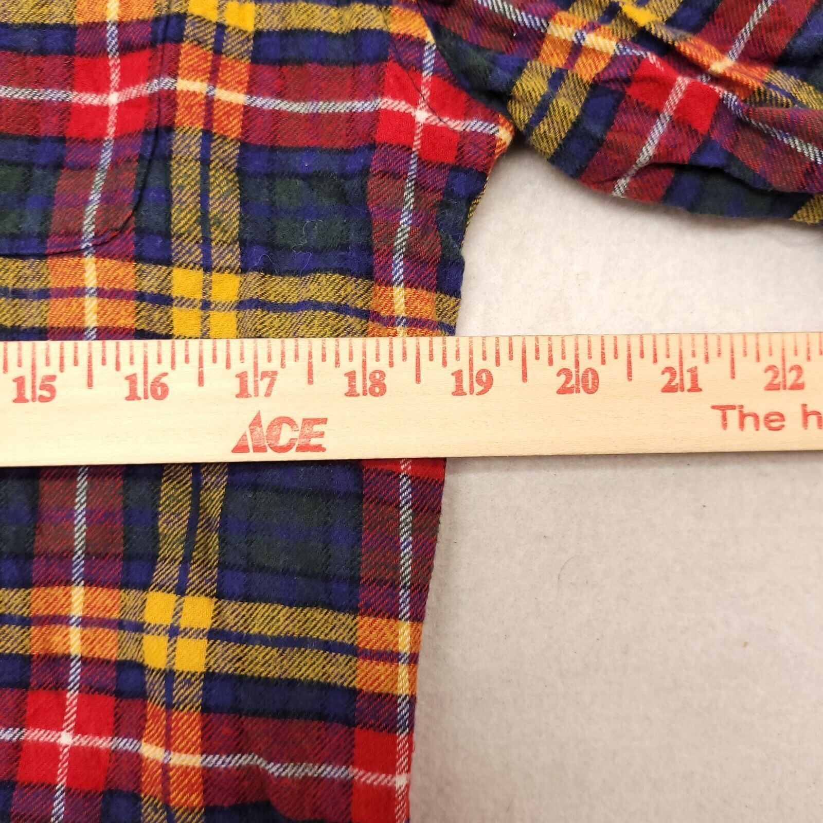 Croft & Barrow Croft & Barrow Madras Flannel Shirt Mens Size Medium M Blue Size US M / EU 48-50 / 2 - 9 Thumbnail