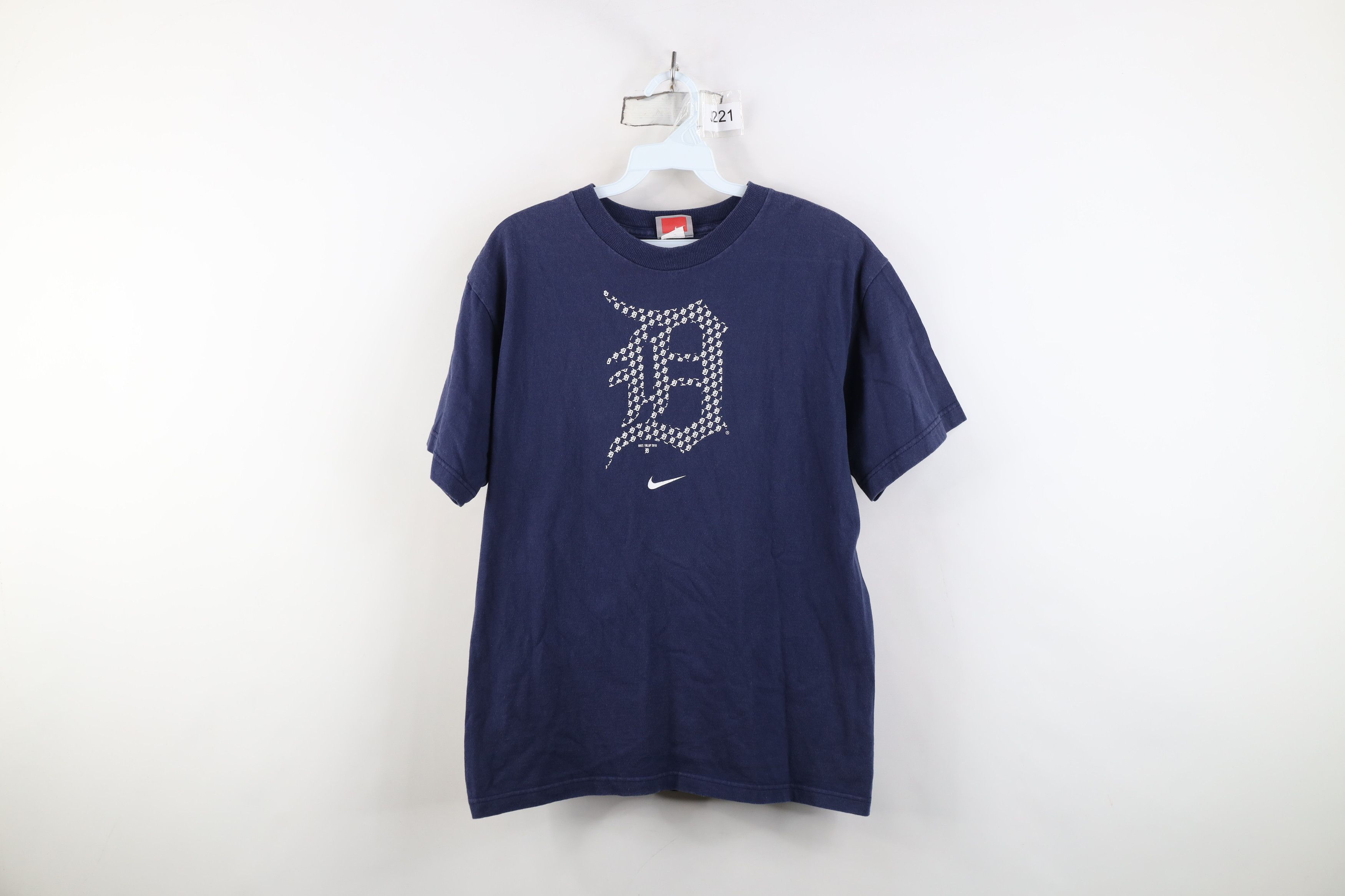 Nike Vintage Y2K Nike Center Swoosh Detroit Tigers T-Shirt Blue Size US S / EU 44-46 / 1 - 1 Thumbnail