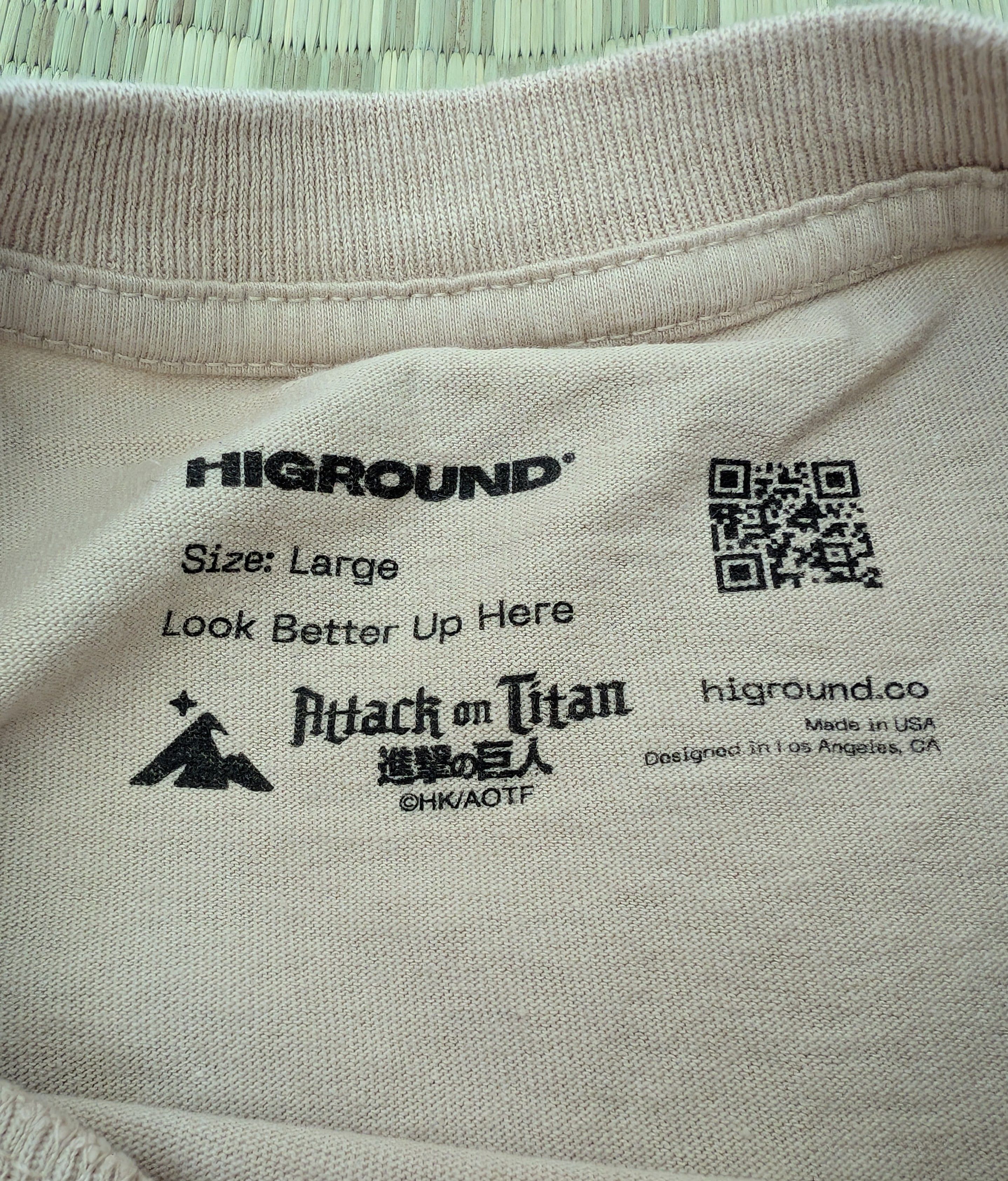 Other SOLD OUT Attack on Titan x HiGround T-shirt Made in USA Size US L / EU 52-54 / 3 - 3 Thumbnail