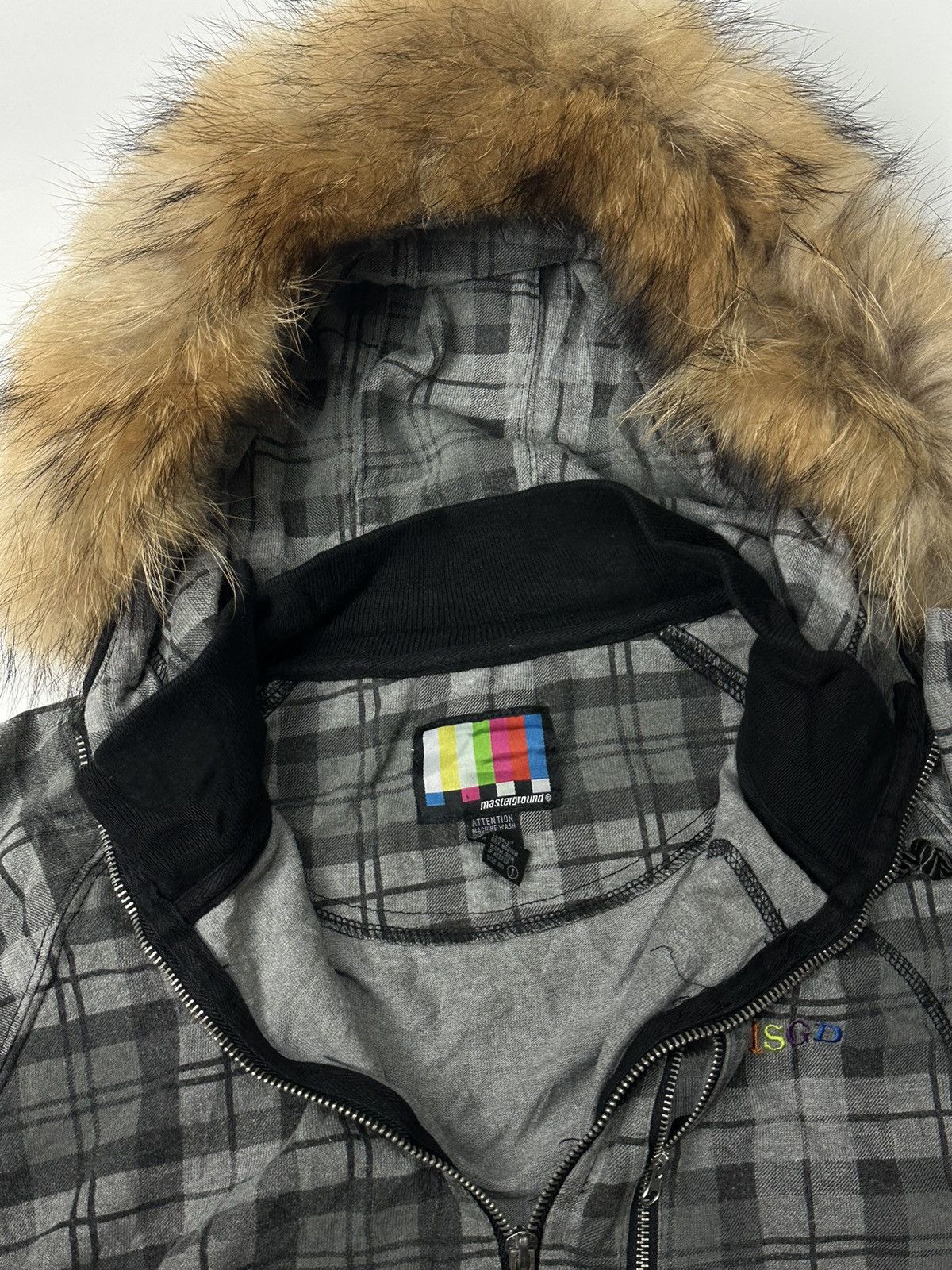 Hysteric Glamour × If Six Was Nine × Le Grande Bleu (L.G.B.) Fur Hoodie Tartan Japanese Brand Masterground Size US M / EU 48-50 / 2 - 8 Thumbnail