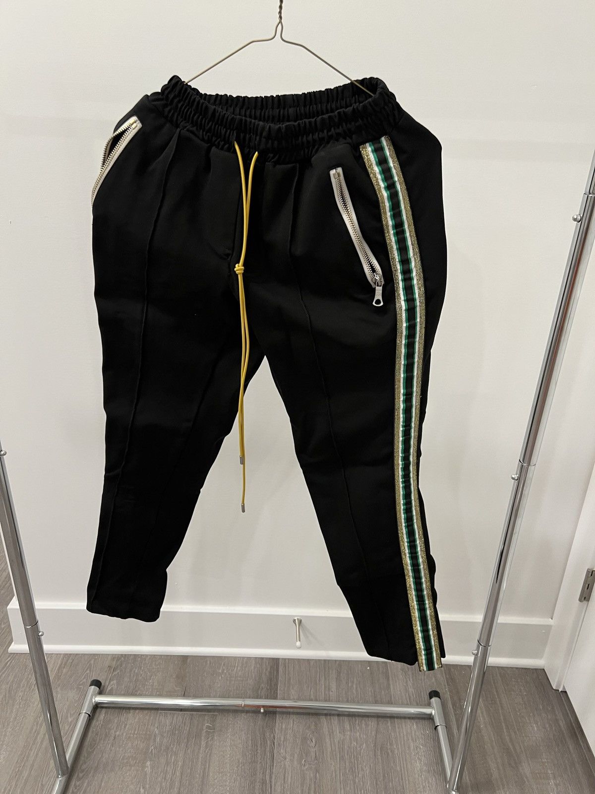 Rhude Rhude Traxedo FIRST RELEASE RARE Pants Black/Green OG Size US 32 / EU 48 - 1 Thumbnail