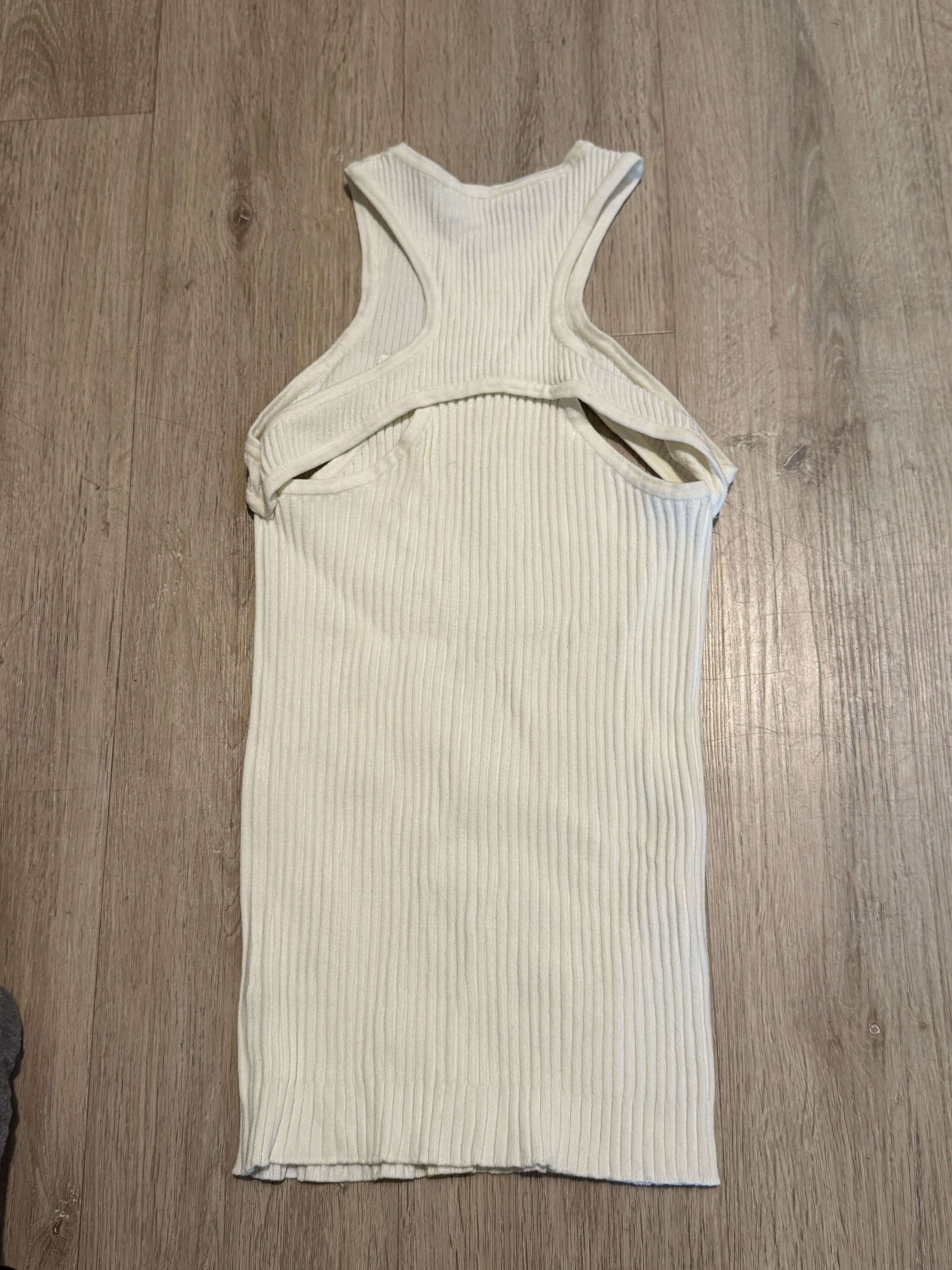 Andreadamo white dressy tank top Size M / US 6-8 / IT 42-44 - 2 Thumbnail